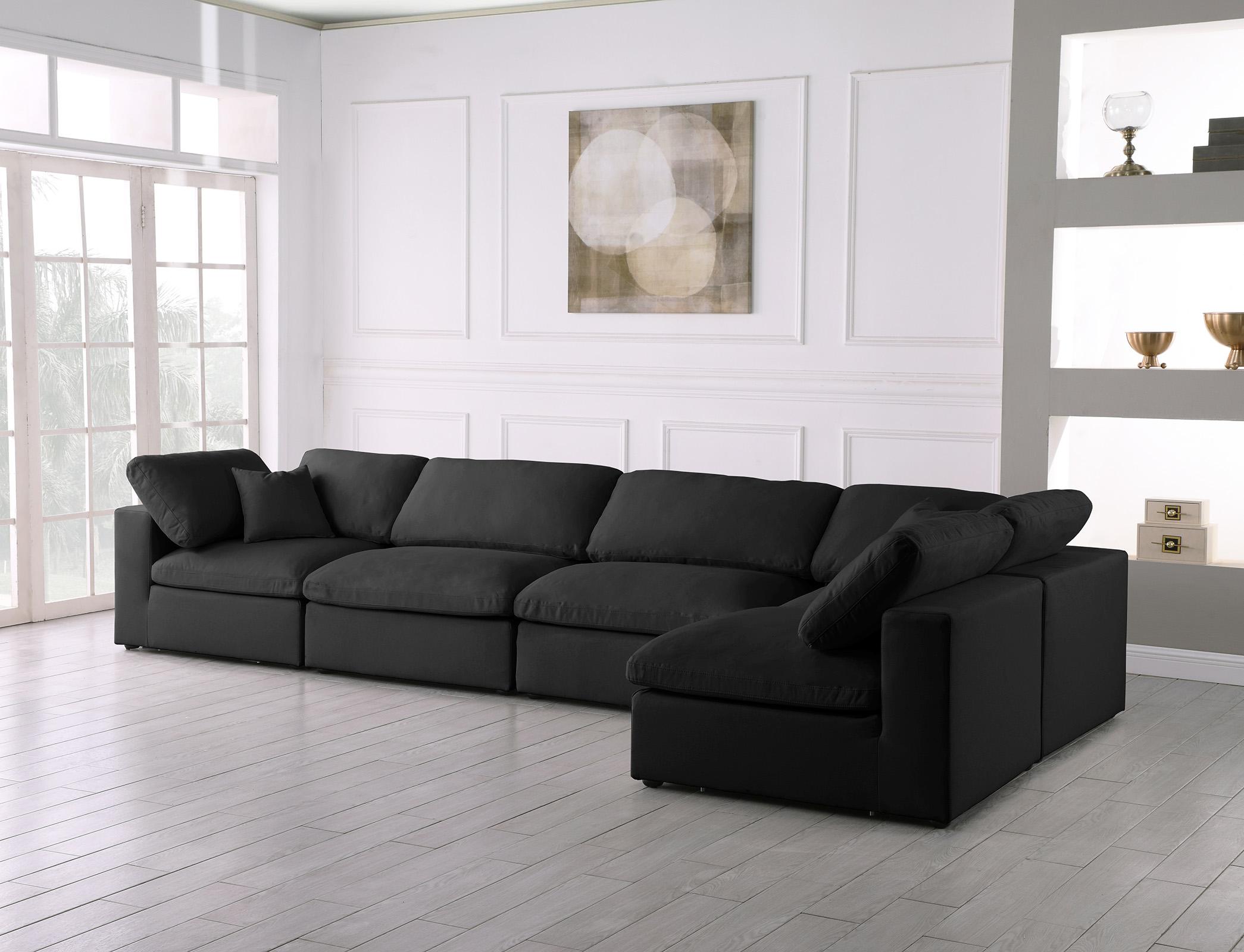

        
Meridian Furniture 602Black-Sec5D Modular Sectional Sofa Black Fabric 094308257853
