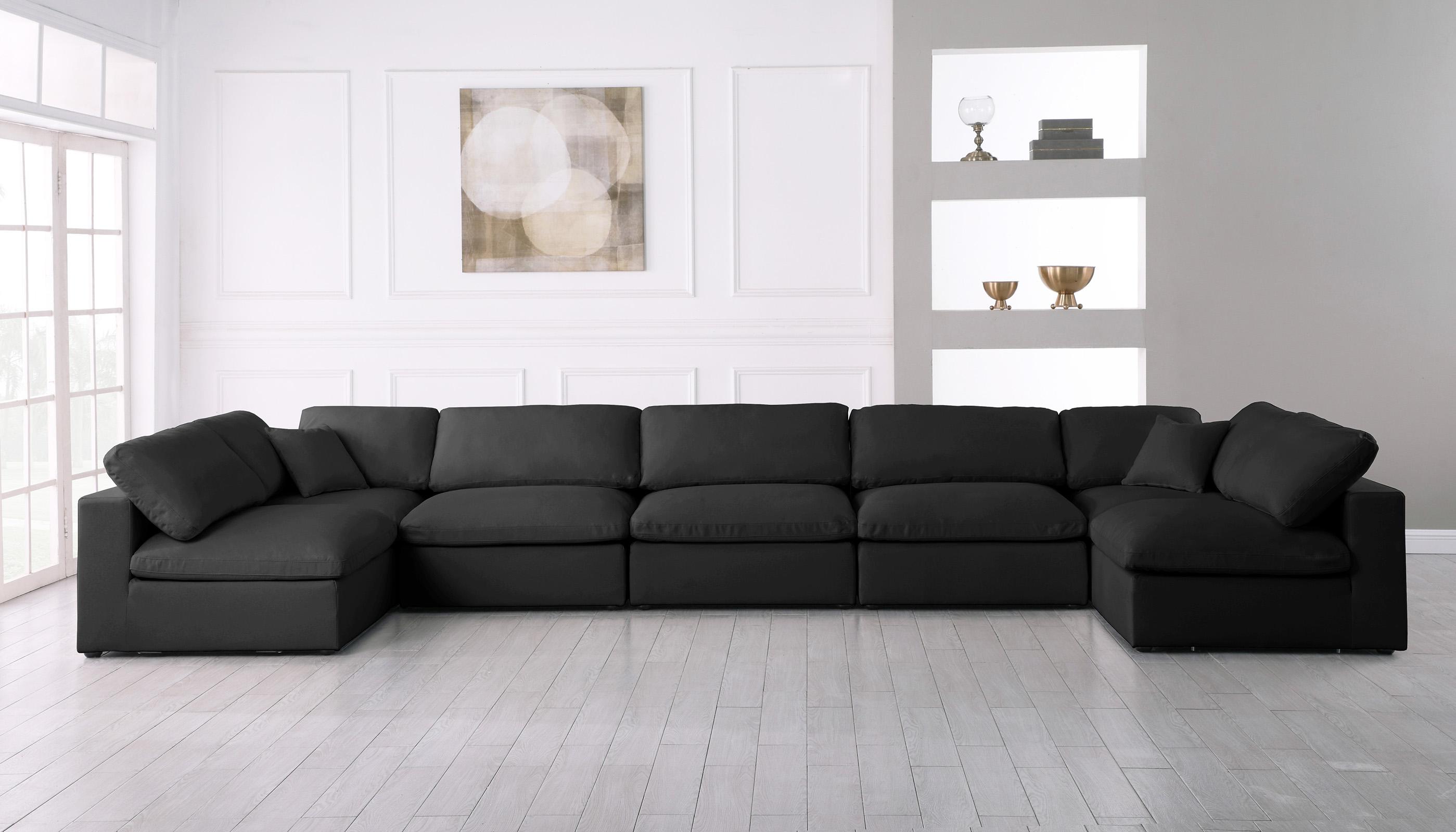 

        
Meridian Furniture 602Black-Sec7B Modular Sectional Sofa Black Fabric 094308257877
