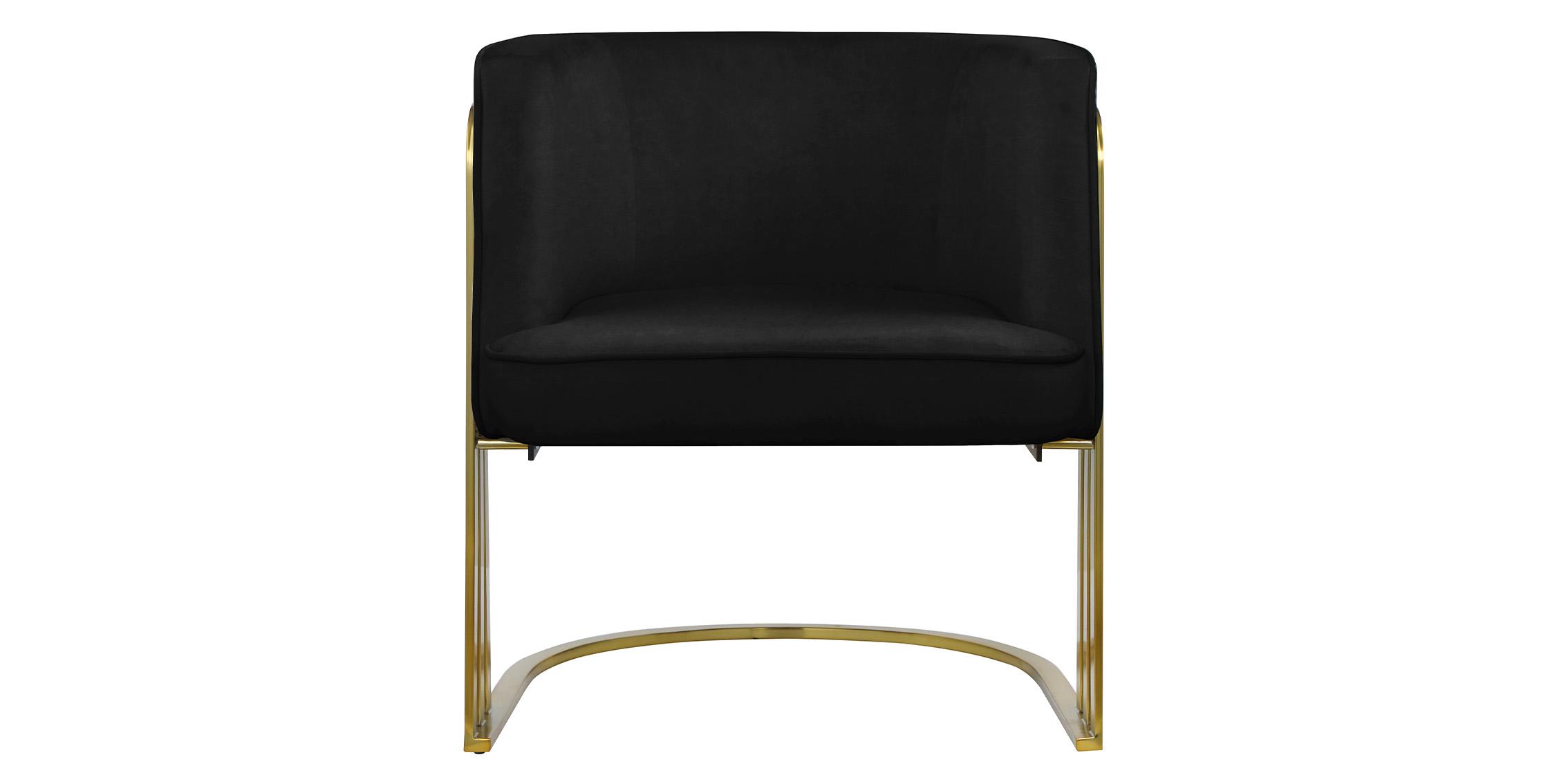 

        
Meridian Furniture RAYS 533Black Accent Chair Gold/Black Velvet 094308252452
