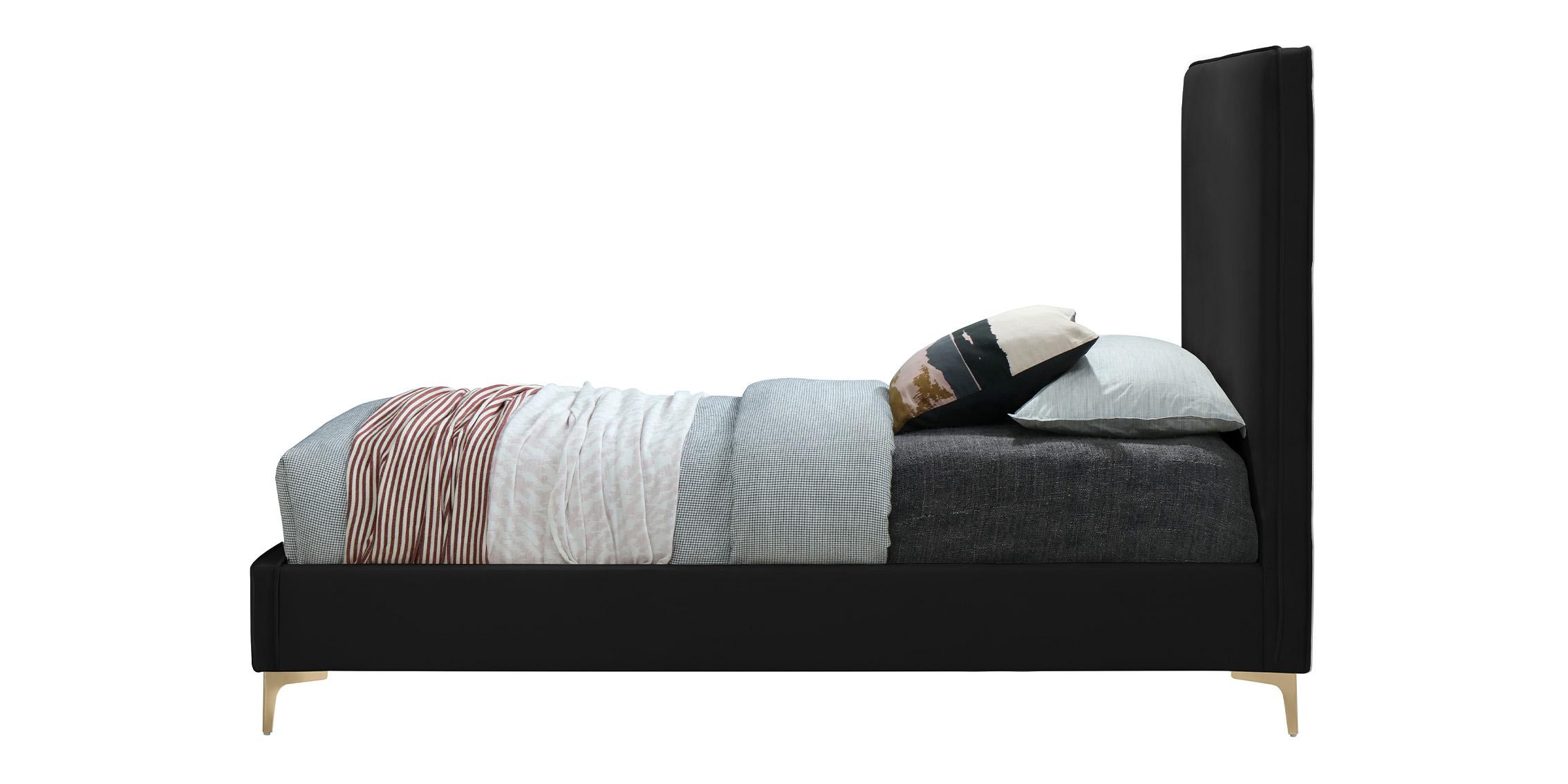 

    
GeriBlack-F Black Velvet Gold & Chrome Legs Platform Full Bed GeriBlack-F Meridian Modern
