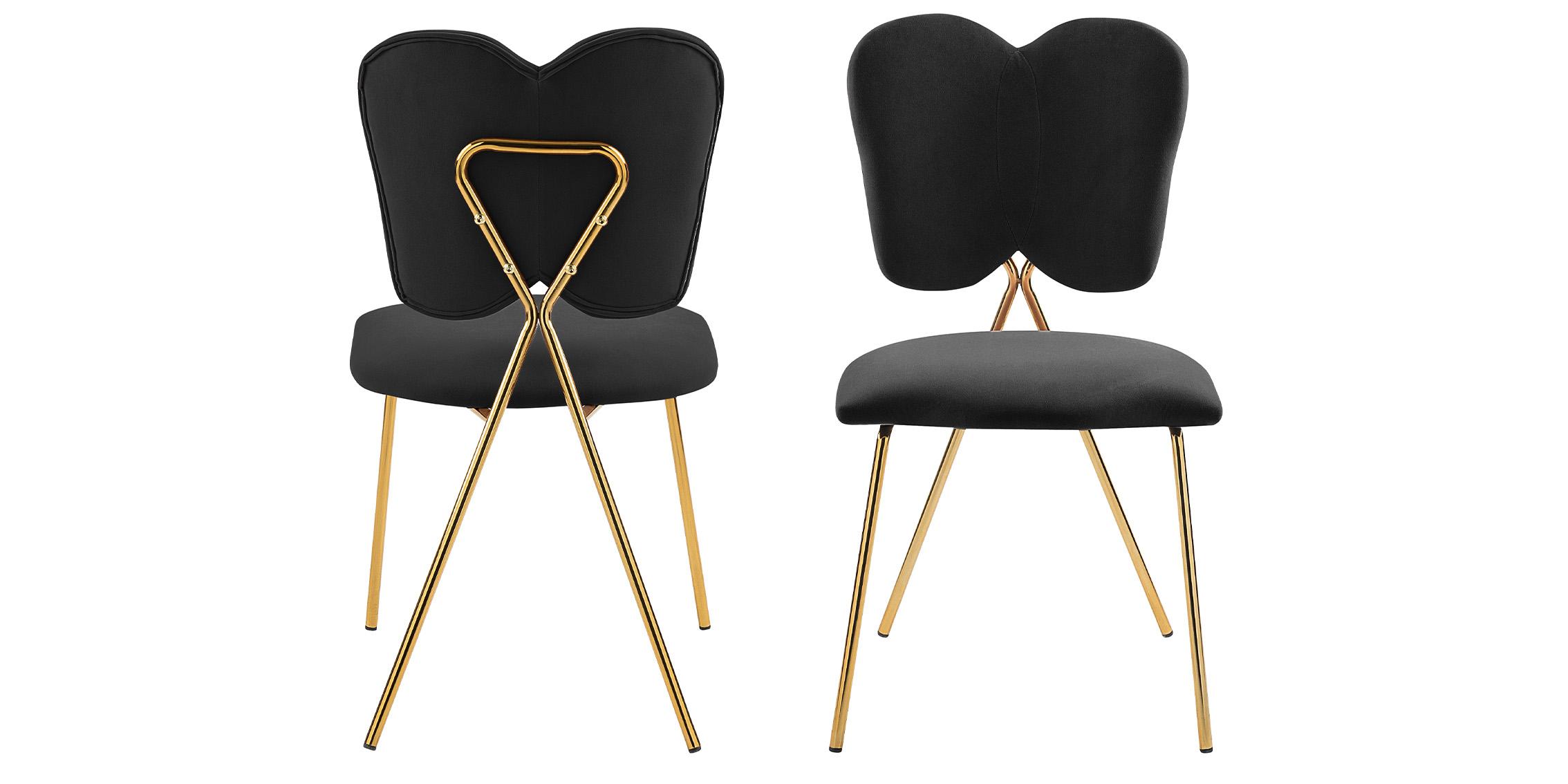 

    
Meridian Furniture ANGEL 780Black-C Dining Chair Set Gold/Black 780Black-C
