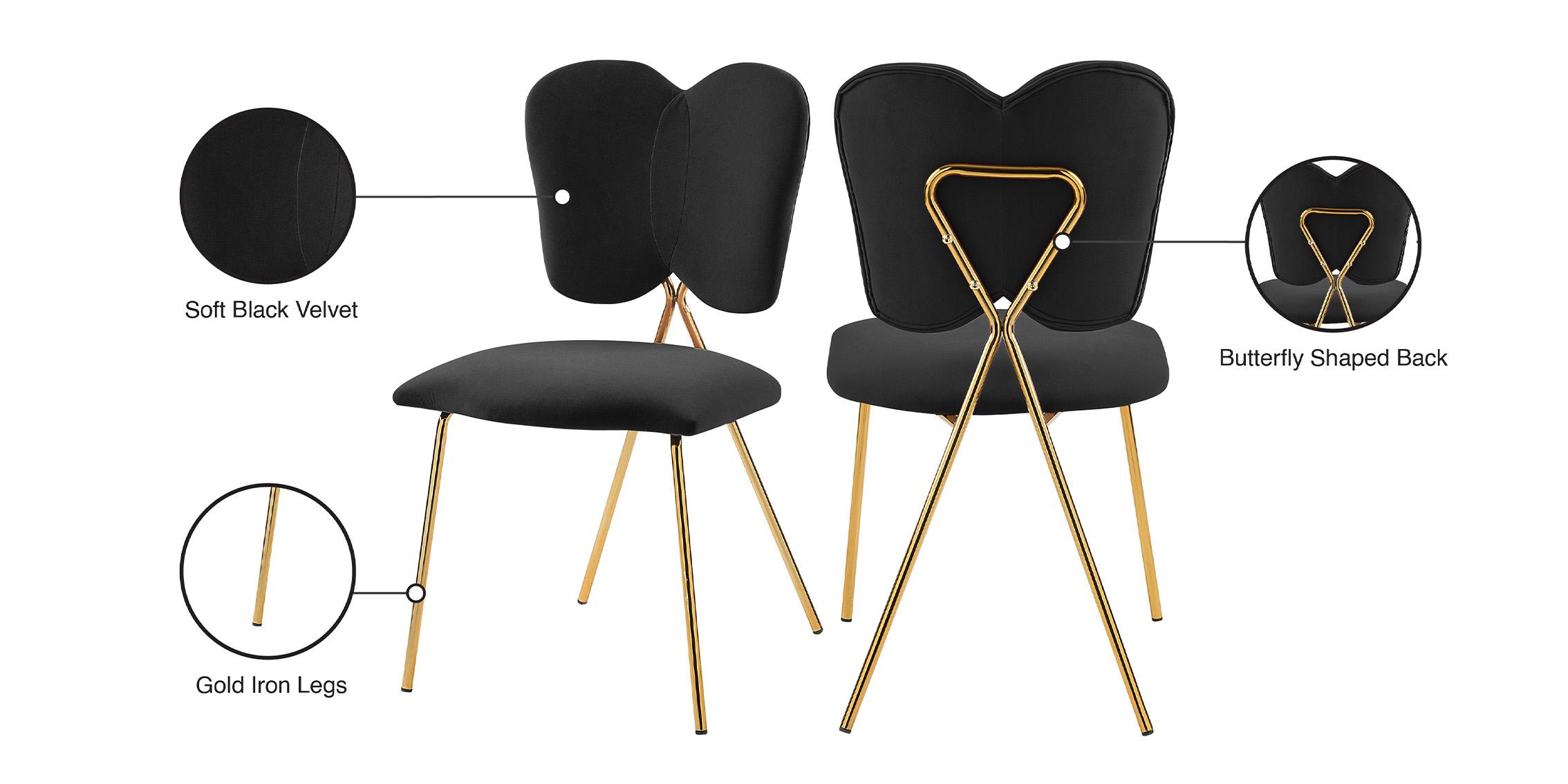 

    
780Black-C Meridian Furniture Dining Chair Set
