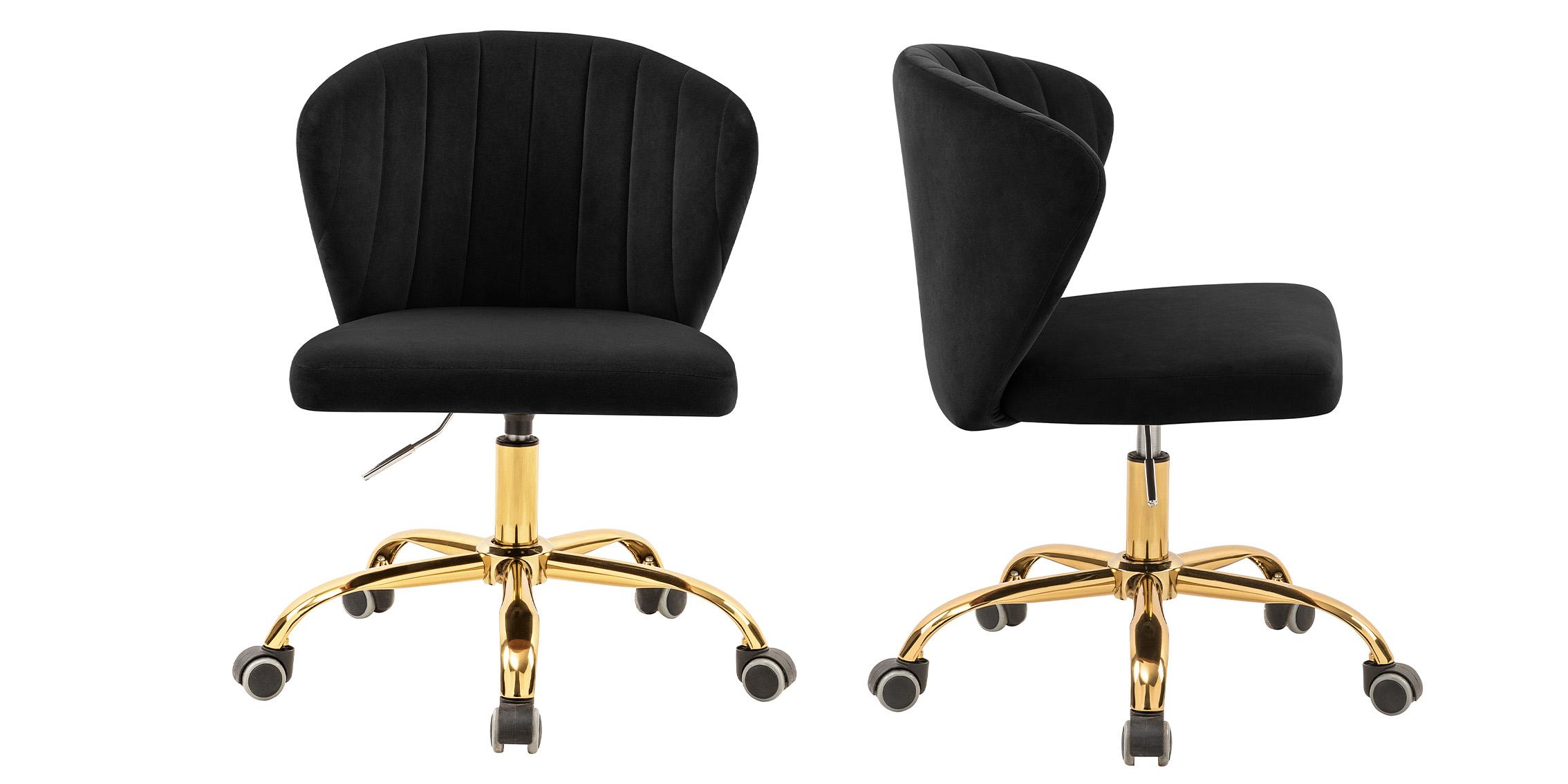 

    
Meridian Furniture FINLEY 165Black Office Chair Gold/Black 165Black
