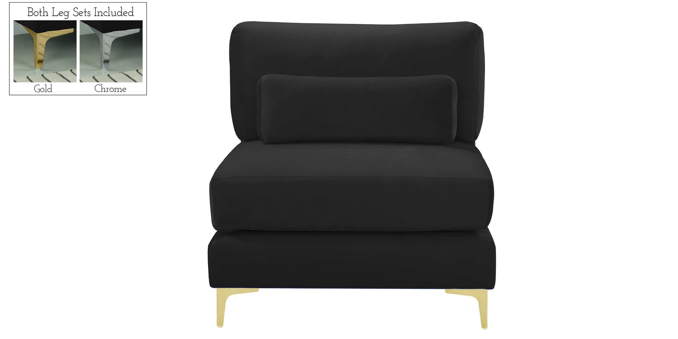 

    
Meridian Furniture JULIA 605Black-Armless Armless Chair Black 605Black-Armless
