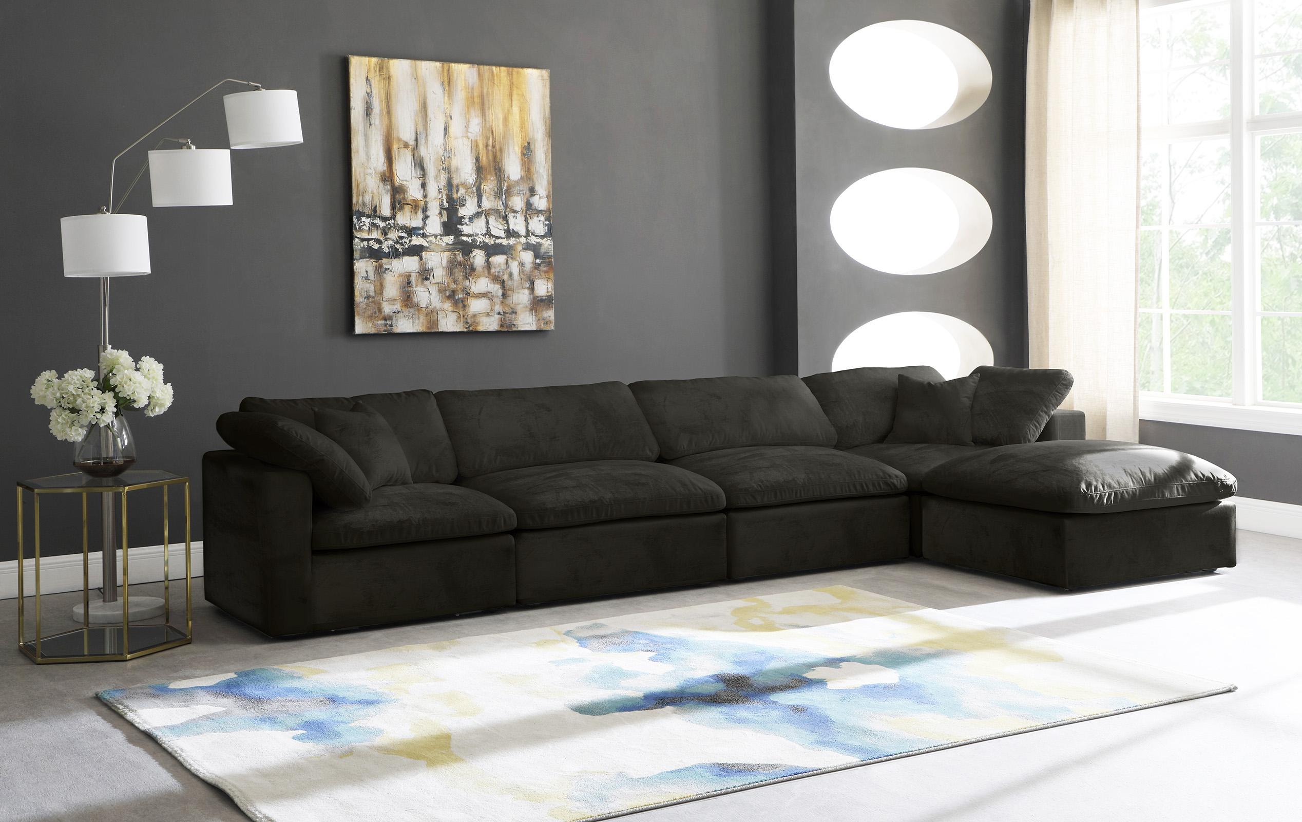 

        
Meridian Furniture 634Black-Sec5A Modular Sectional Sofa Black Fabric 094308253961
