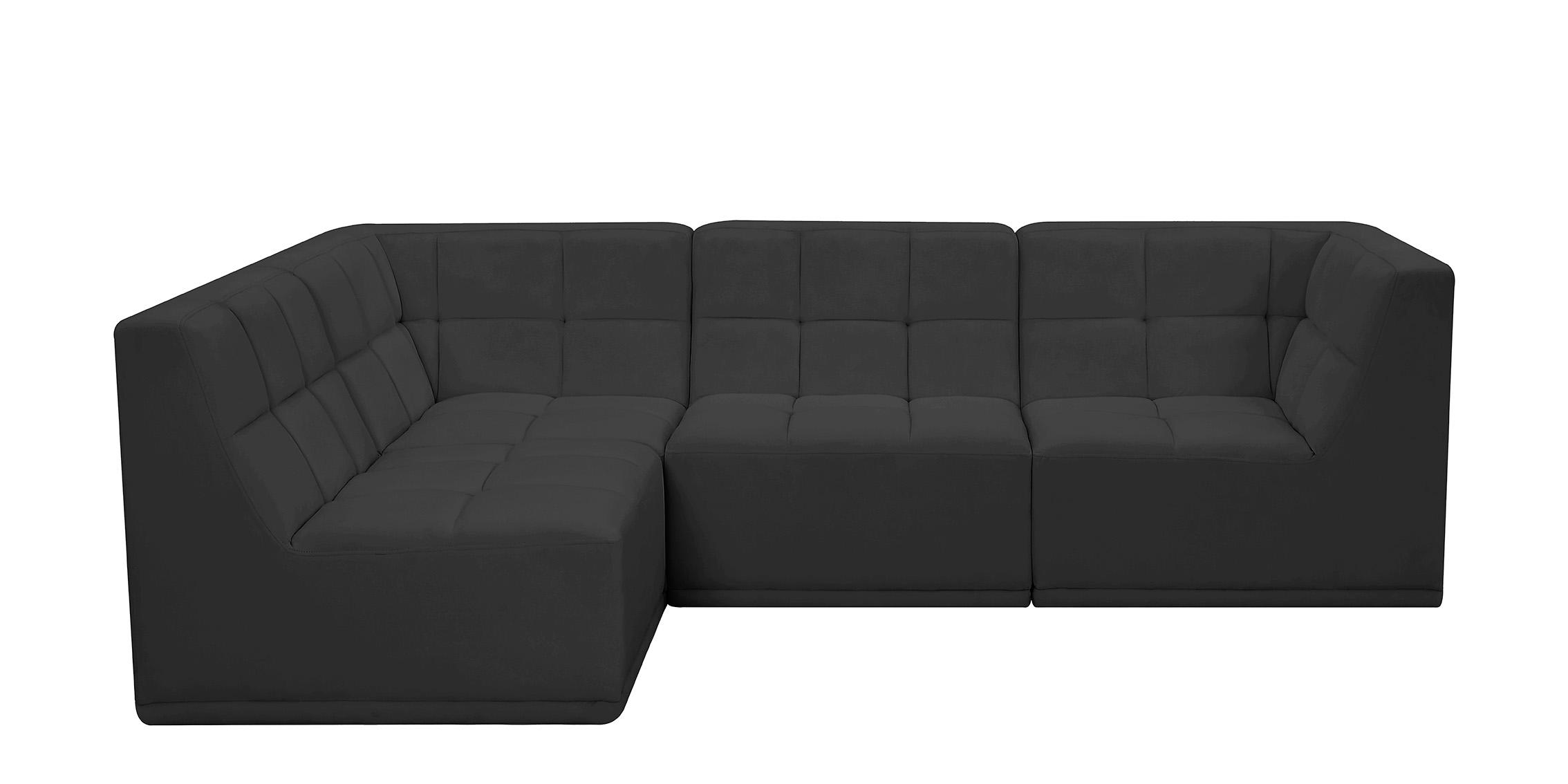 

    
650Black-Sec4A Meridian Furniture Modular Sectional
