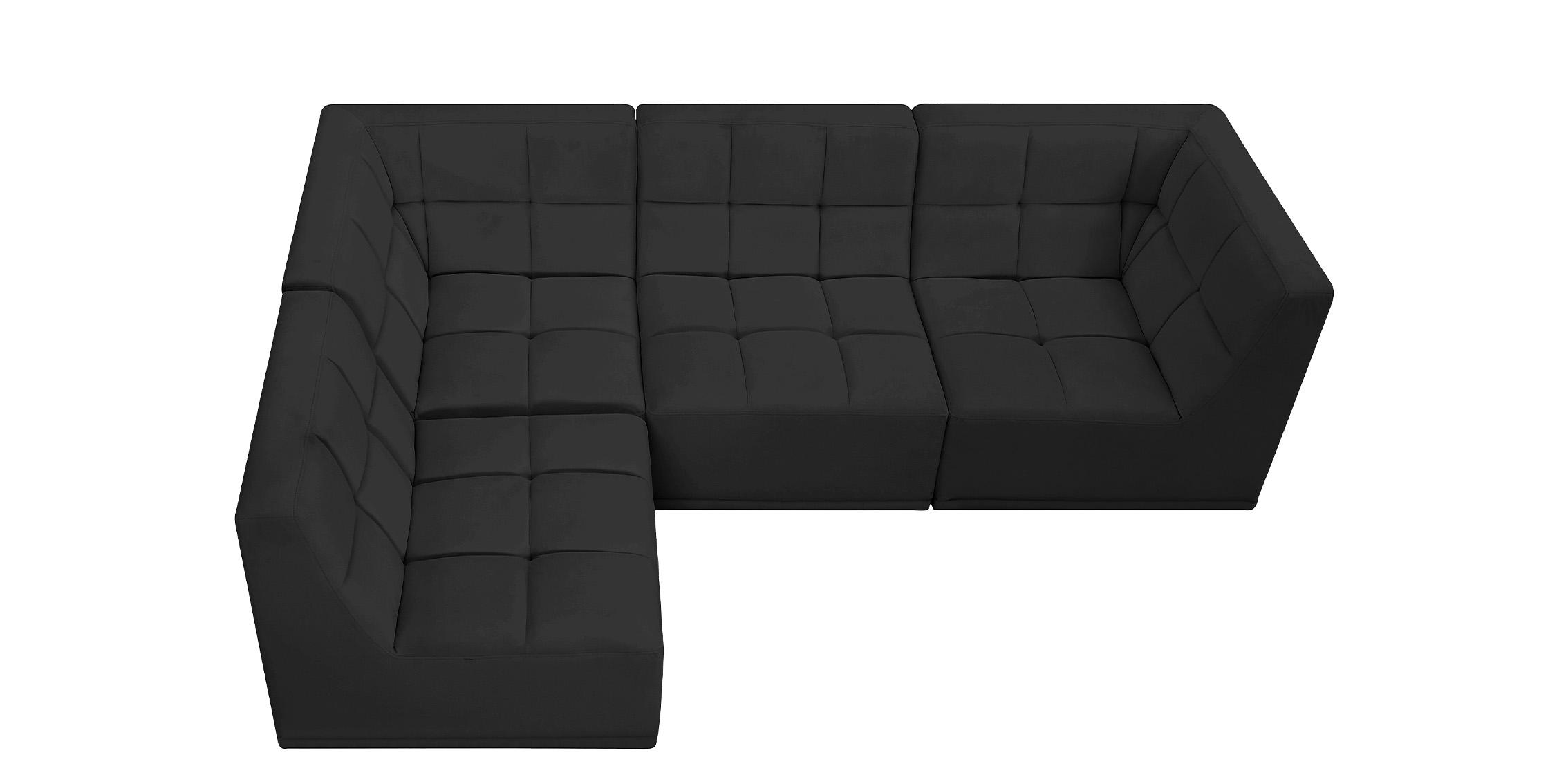 

        
Meridian Furniture RELAX 650Black-Sec4A Modular Sectional Black Velvet 704831402896
