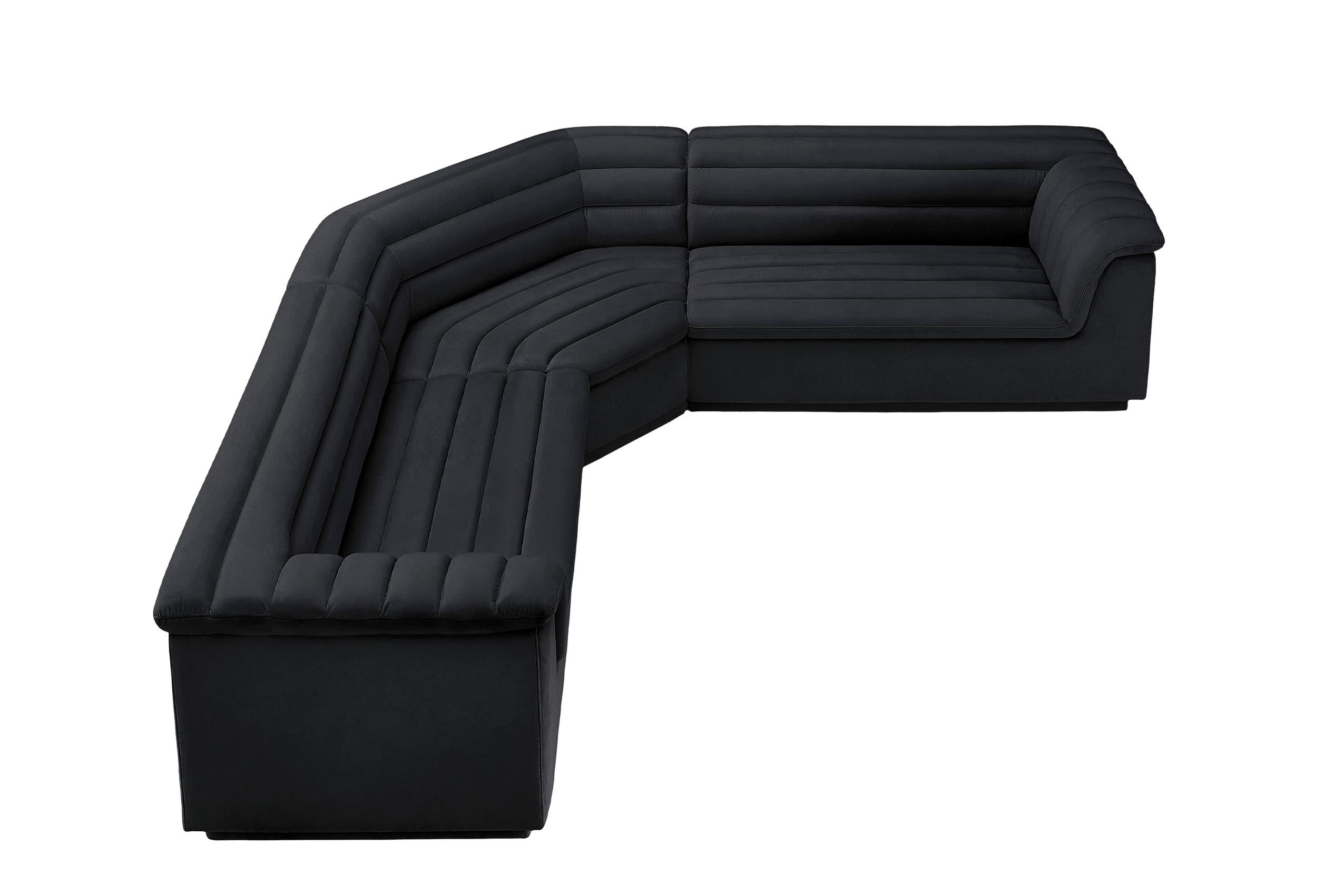 

        
Meridian Furniture CASCADE 194Black-Sectional Modular Sectional Black Velvet 94308304786
