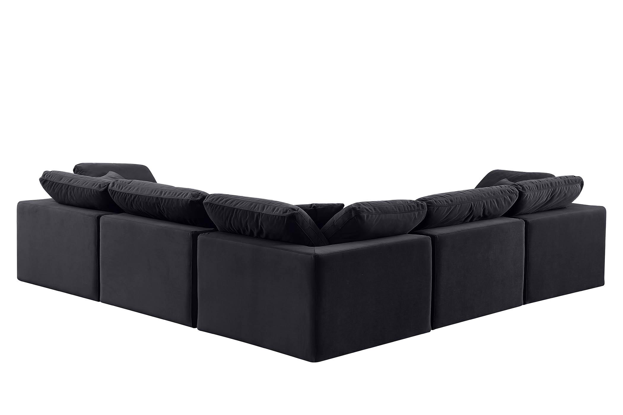 

        
Meridian Furniture 189Black-Sec5C Modular Sectional Black Velvet 094308289649
