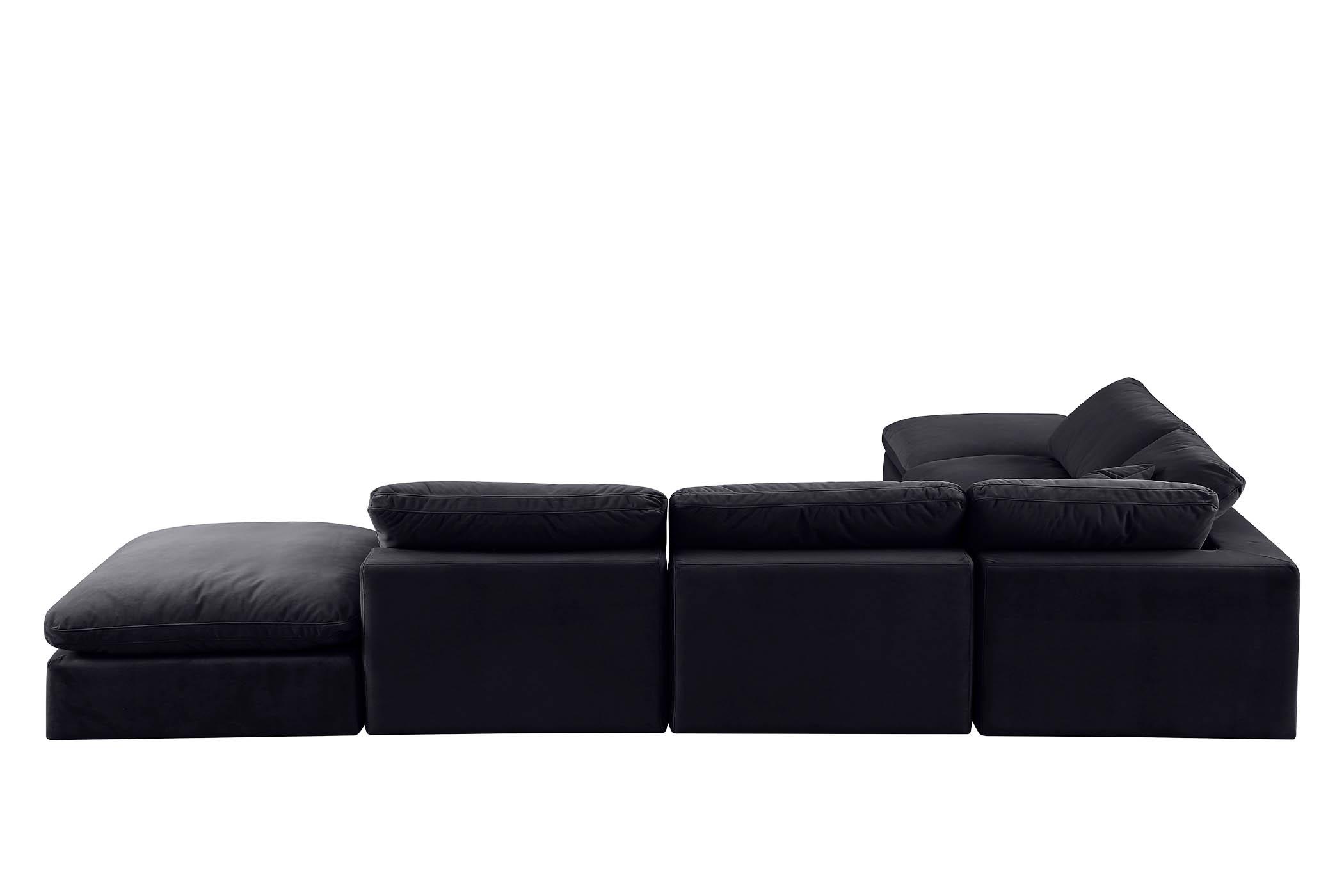 

        
Meridian Furniture 189Black-Sec6E Modular Sectional Black Velvet 094308293417
