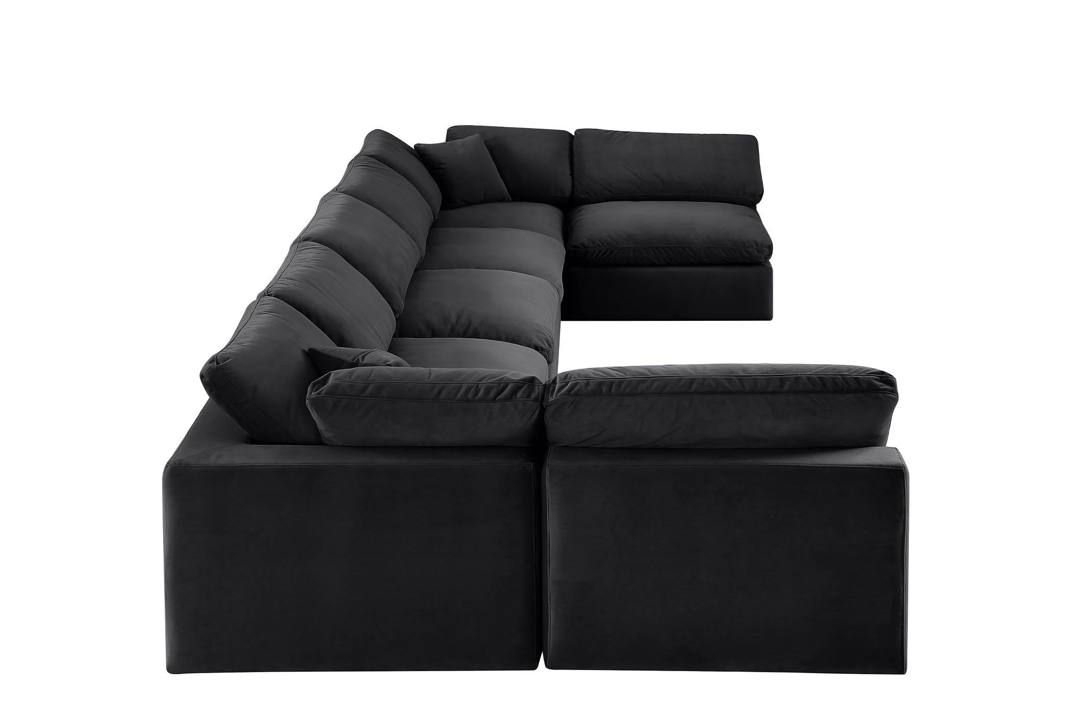 

        
Meridian Furniture 189Black-Sec7B Modular Sectional Black Velvet 094308289717
