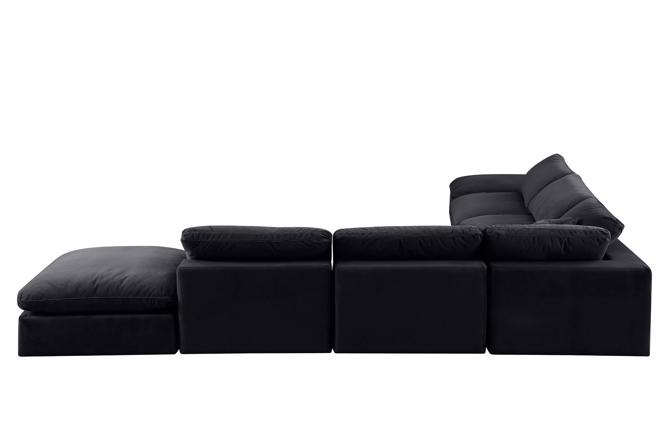 

        
Meridian Furniture 189Black-Sec7C Modular Sectional Black Velvet 094308293479
