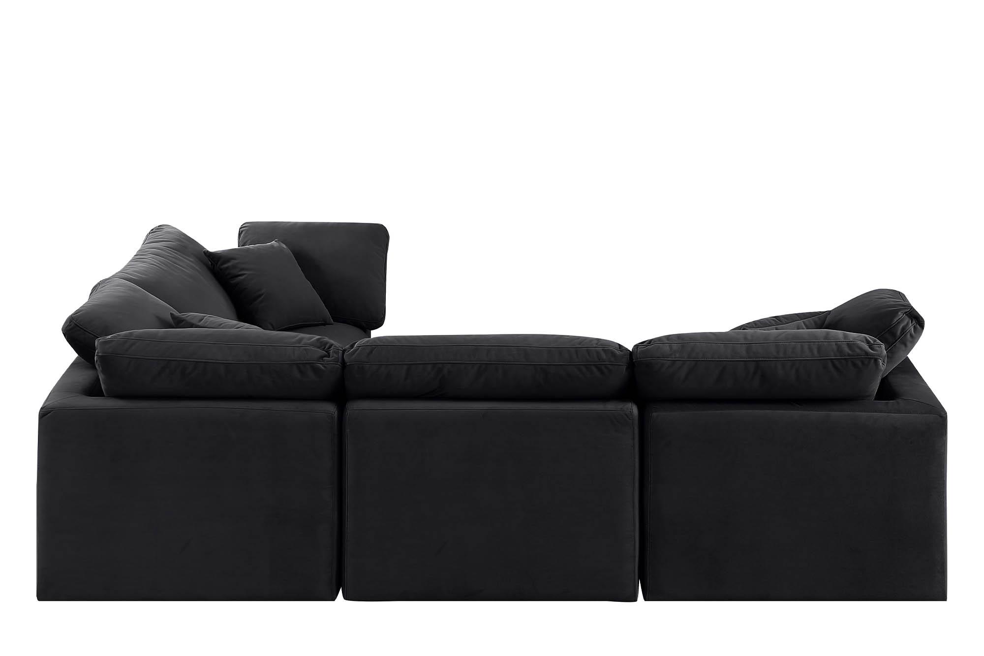 

    
147Black-Sec4C Meridian Furniture Modular Sectional Sofa
