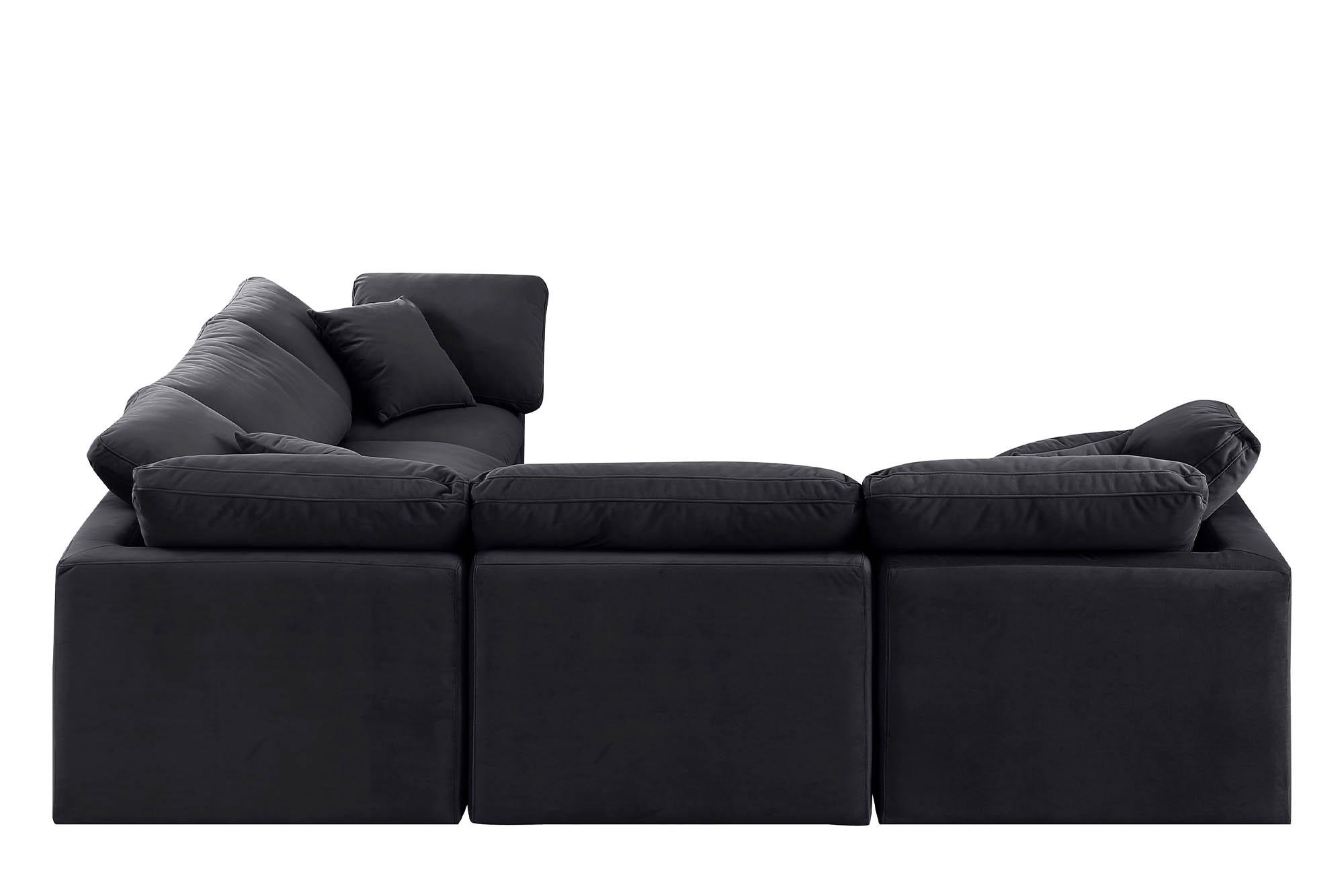 

    
147Black-Sec5C Meridian Furniture Modular Sectional Sofa
