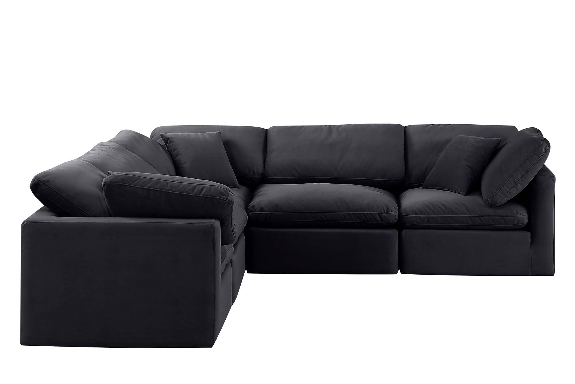 

    
Meridian Furniture INDULGE 147Black-Sec5C Modular Sectional Sofa Black 147Black-Sec5C
