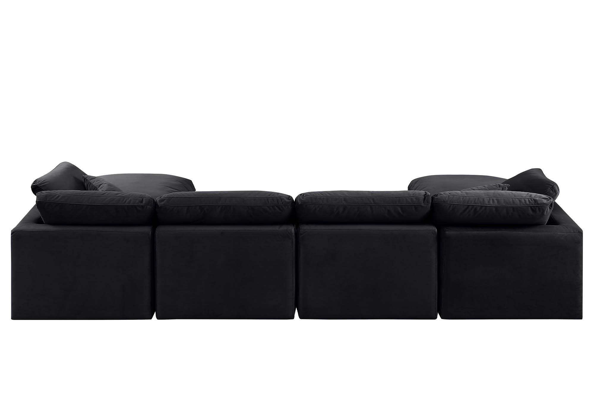 

    
147Black-Sec6B Meridian Furniture Modular Sectional Sofa
