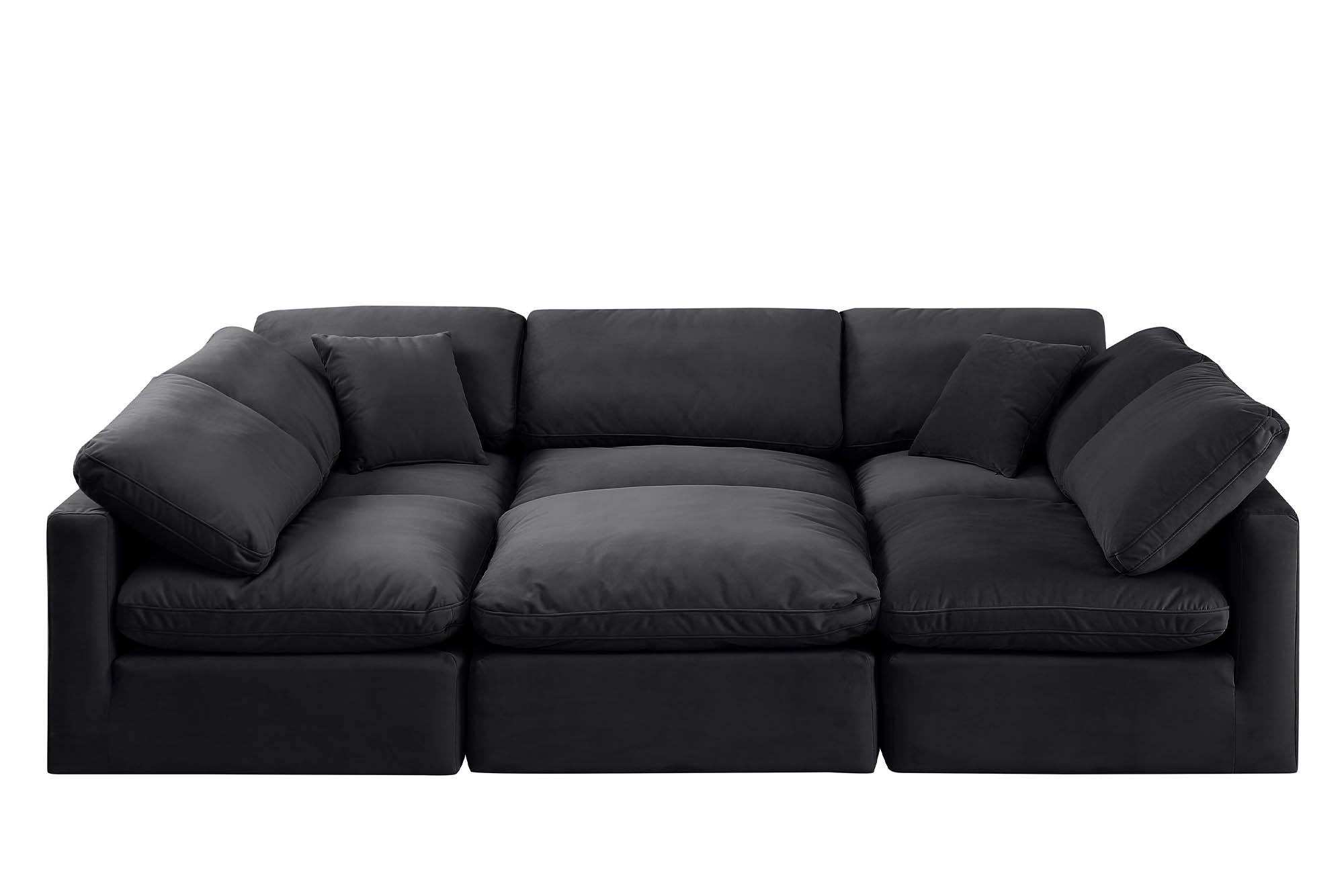 

    
Meridian Furniture INDULGE 147Black-Sec6C Modular Sectional Sofa Black 147Black-Sec6C
