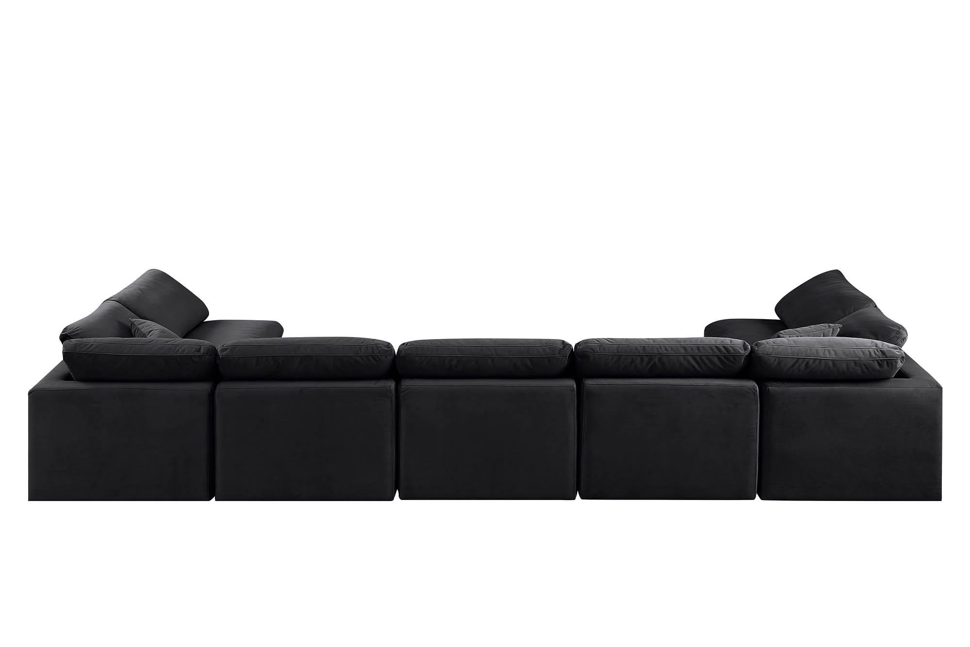 

    
147Black-Sec7B Meridian Furniture Modular Sectional Sofa
