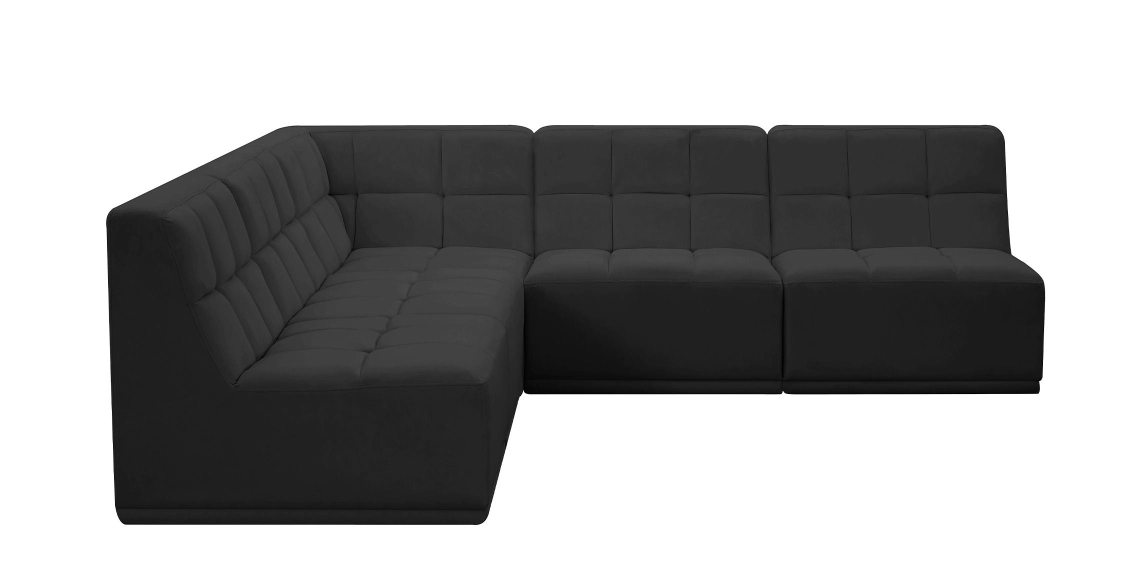 

        
Meridian Furniture RELAX 650Black-Sec5C Modular Sectional Black Velvet 704831408164
