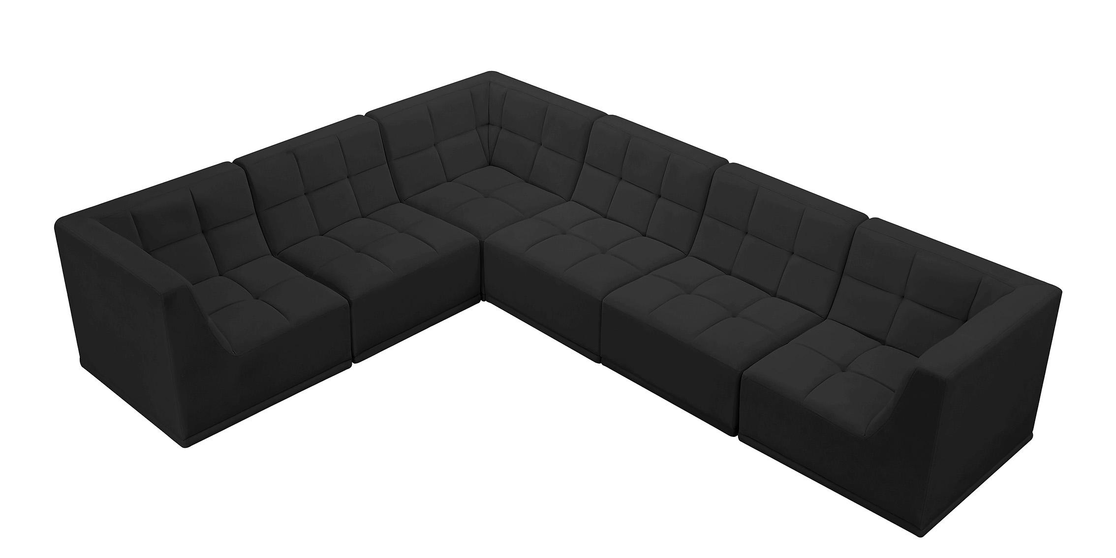 

        
Meridian Furniture RELAX 650Black-Sec6A Modular Sectional Black Velvet 704831408171
