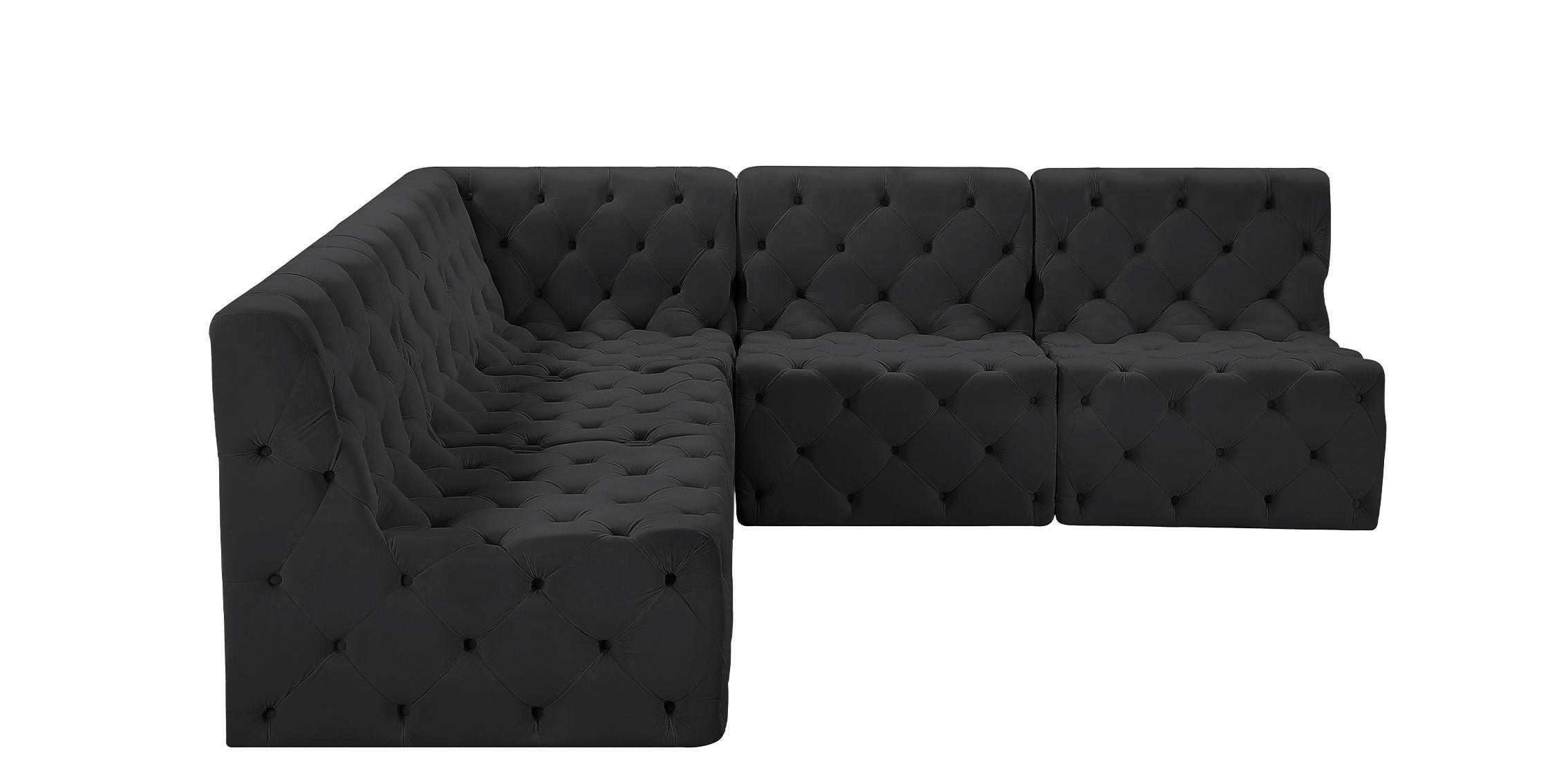 

        
Meridian Furniture TUFT 680Black-Sec5B Modular Sectional Black Velvet 94308272894
