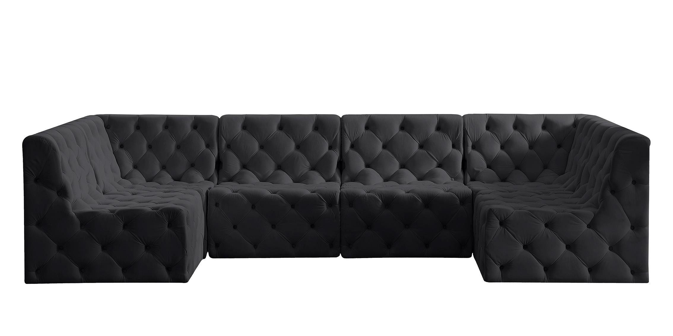 

        
Meridian Furniture TUFT 680Black-Sec6B Modular Sectional Black Velvet 94308273013
