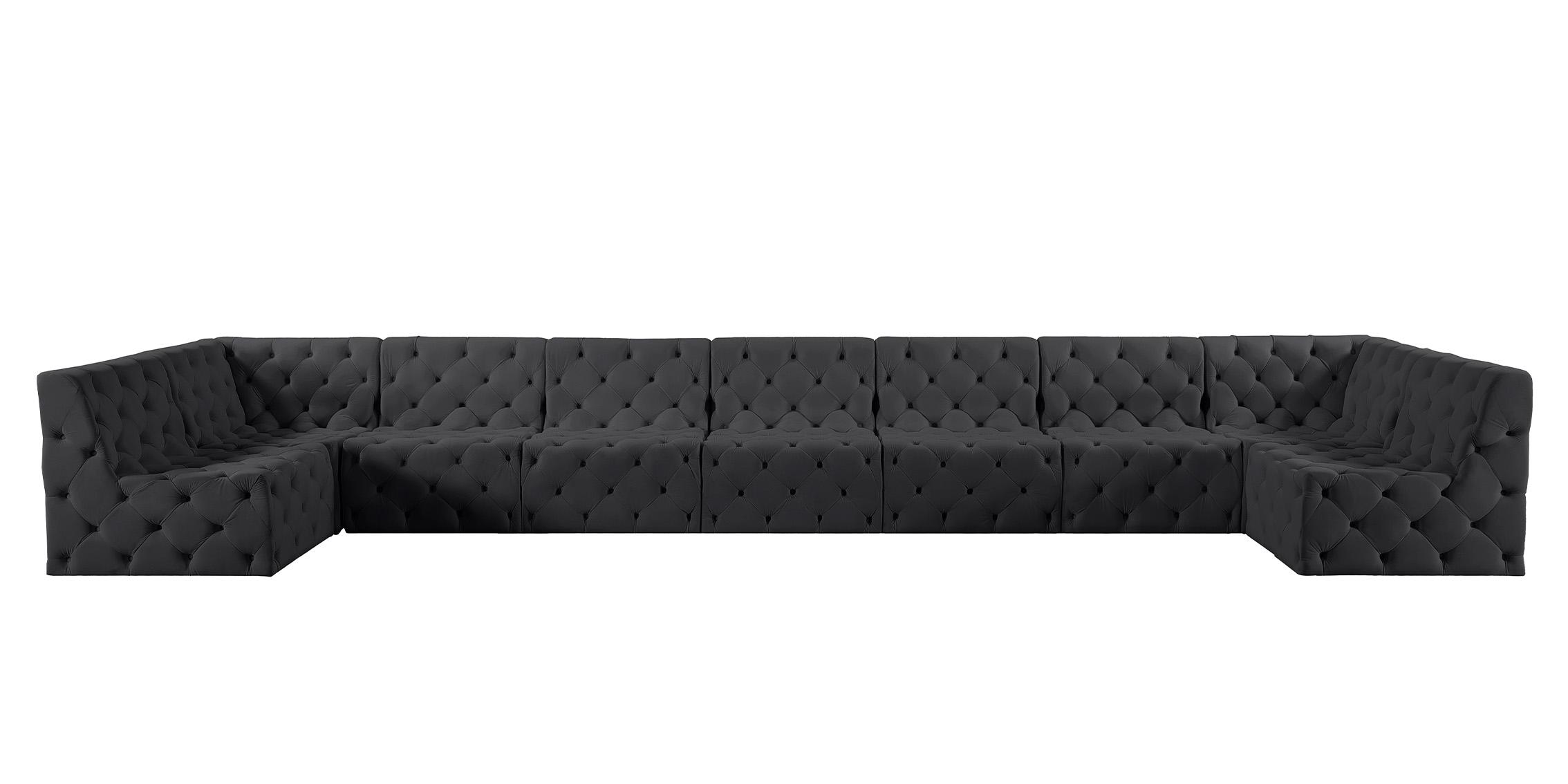 

        
Meridian Furniture TUFT 680Black-Sec9A Modular Sectional Black Velvet 94308273259
