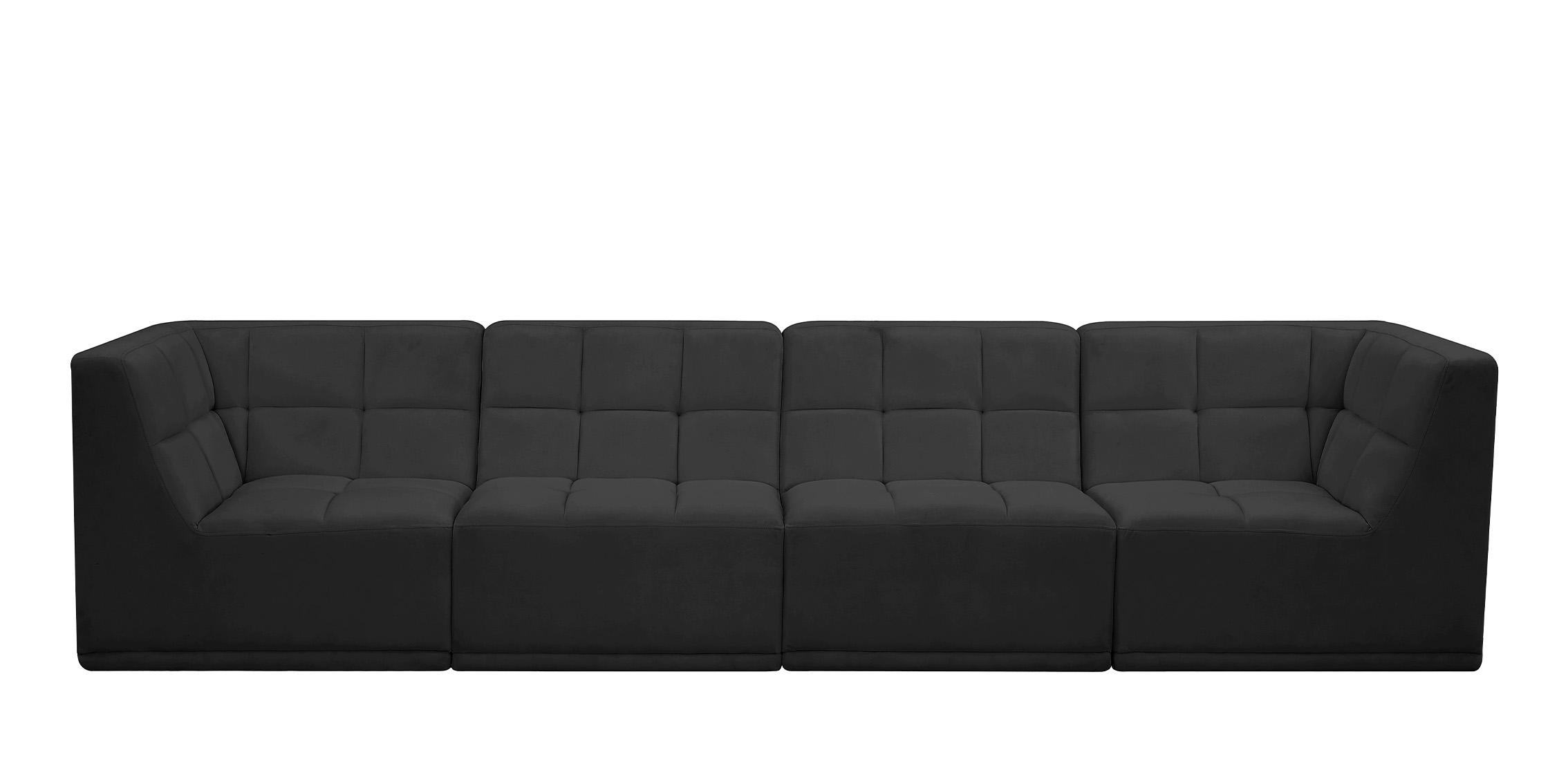 

        
Meridian Furniture RELAX 650Black-S128 Modular Sofa Black Velvet 704831402858
