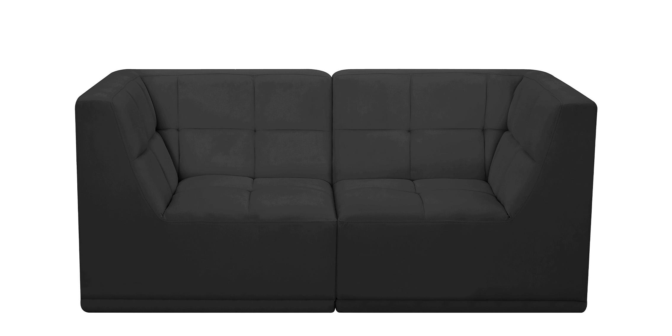 

        
Meridian Furniture RELAX 650Black-S68 Modular Sofa Black Velvet 704831402834
