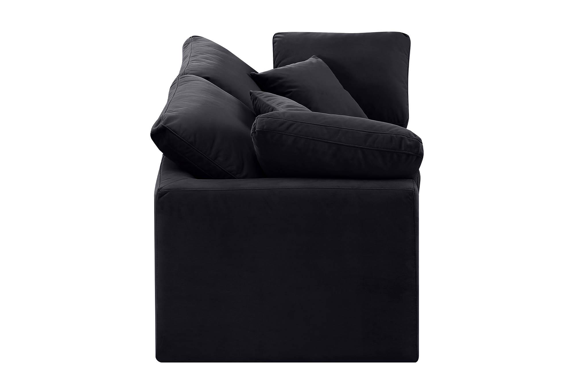 

        
Meridian Furniture INDULGE 147Black-S70 Modular Sofa Black Velvet 094308316239
