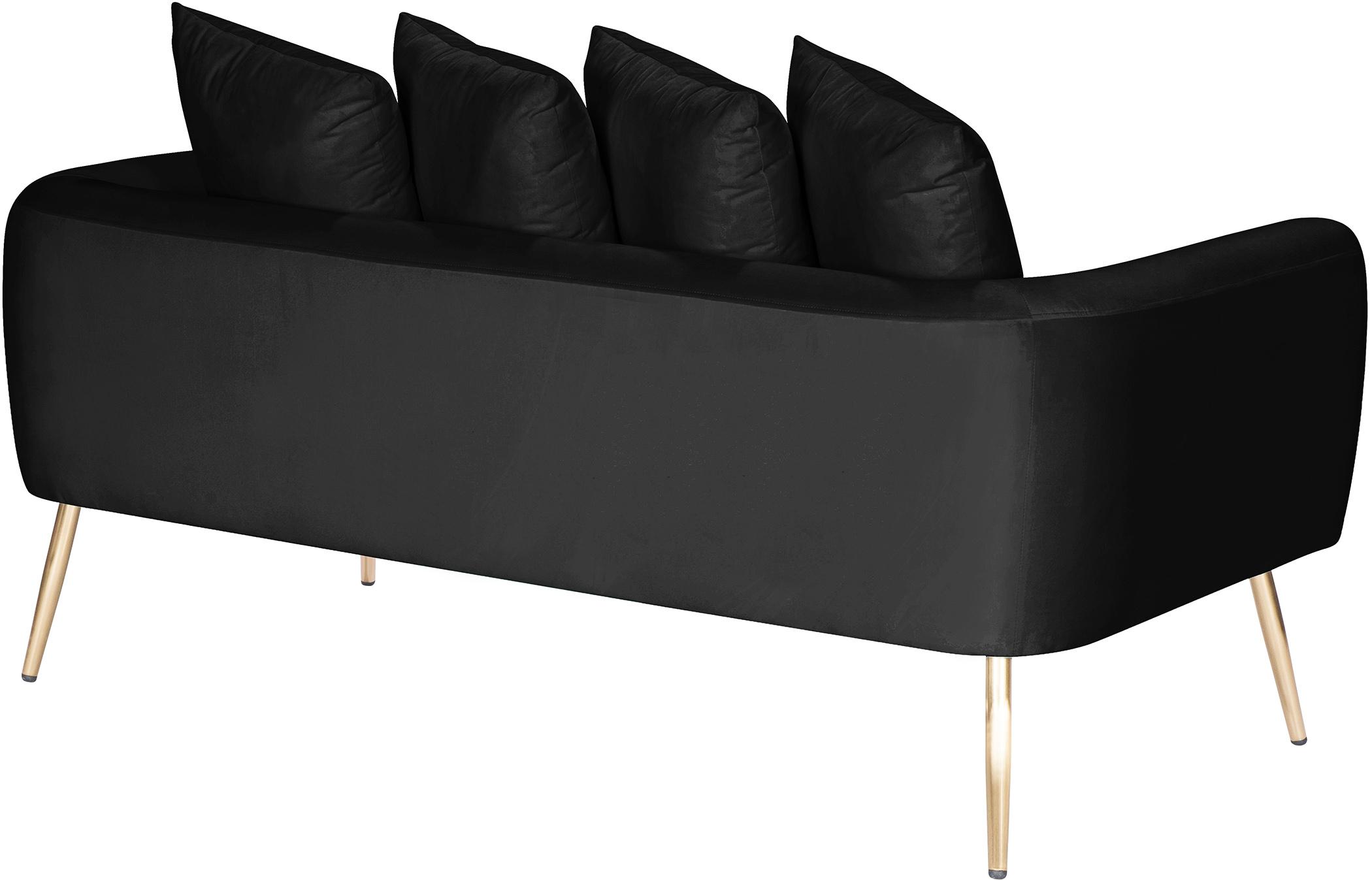 

        
Meridian Furniture Quinn Loveseat Black Fabric 753359801254
