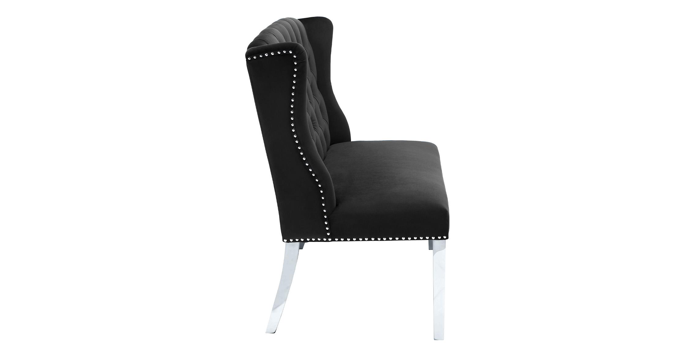 

        
Meridian Furniture SURI 810Black Settee Bench Black Velvet 094308255354
