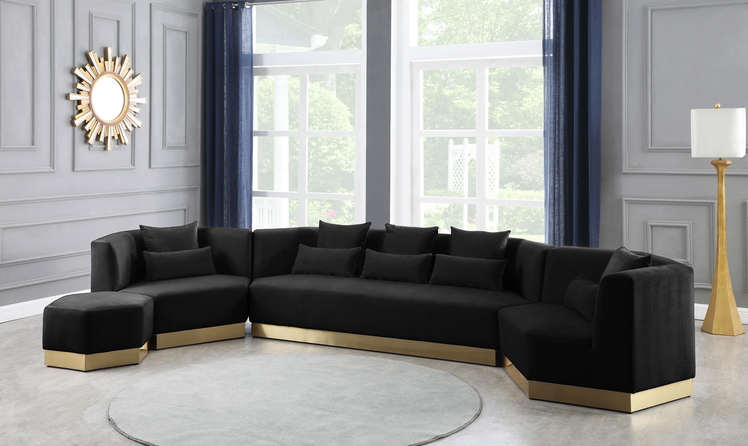 

        
753359800288Black Velvet Sofa MARQUIS 600Black-S Meridian Contemporary Modern
