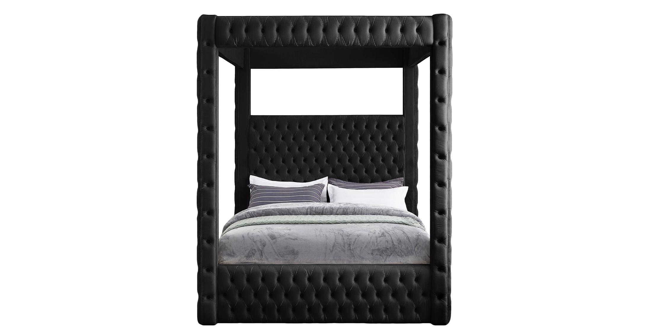 

    
Meridian Furniture ROYAL RoyalBlack-K Canopy Bed Black RoyalBlack-K
