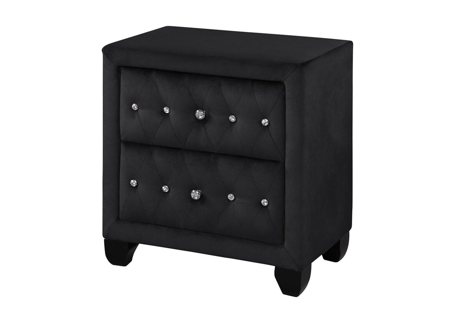 

    
Galaxy Home Furniture NORA Storage Bedroom Set Black GHF-808857680402-Set-4-VAN
