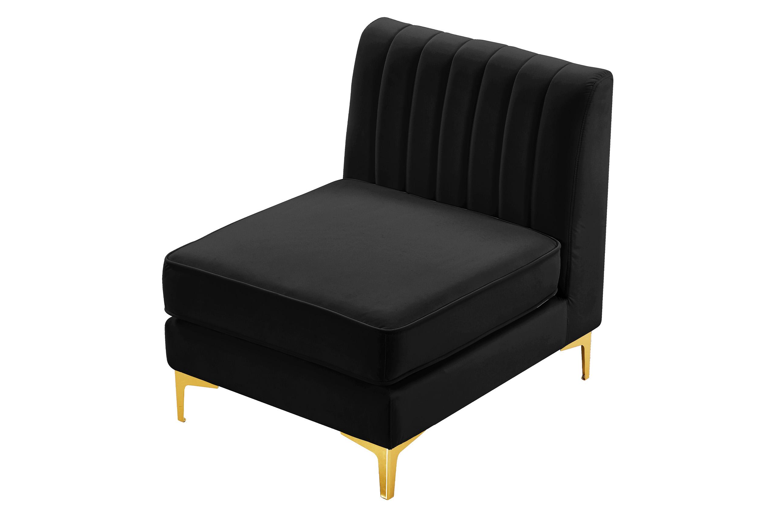 

    
Meridian Furniture ALINA 604Black-Armless Modular Armless Chair Black 604Black-Armless
