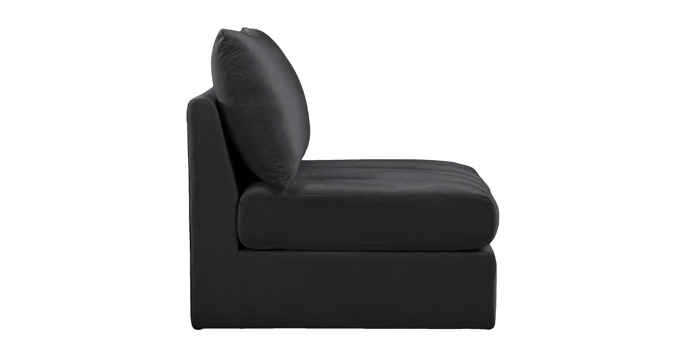 

        
Meridian Furniture JACOB 649Black-Armless Modular Armless Chair Black Velvet 94308256436
