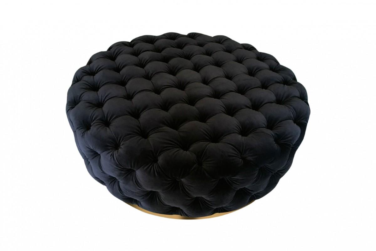 

    
Black Velvet Tufted Ottoman VIG Divani Casa Ritner Modern Contemporary
