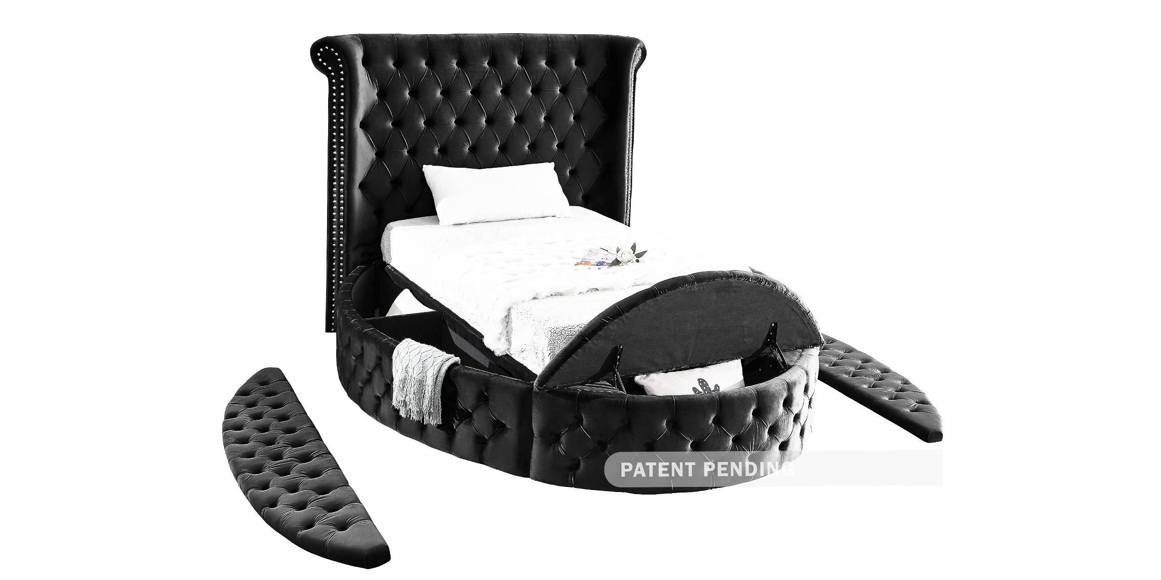 

        
Meridian Furniture LuxusBlack-T Storage Bed Black Velvet 753359802756
