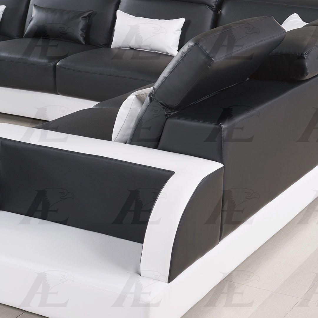 

    
AE-LD811L-BK.W American Eagle Furniture Sectional Sofa Set
