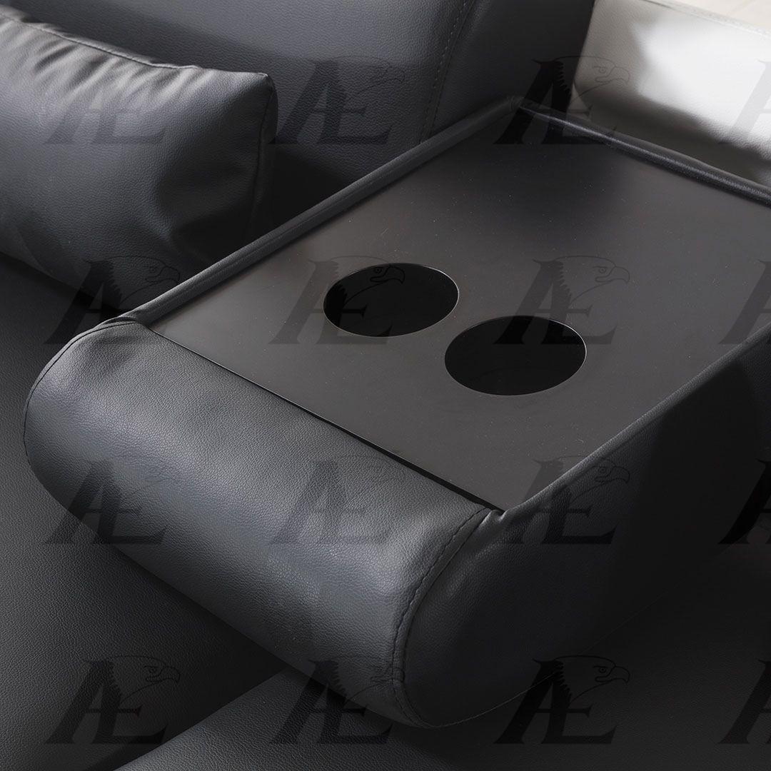 

    
AE-D802-BK-W-3PC Black & White Faux Leather Sofa Set 3Pcs AE-D802-BK-W American Eagle Modern
