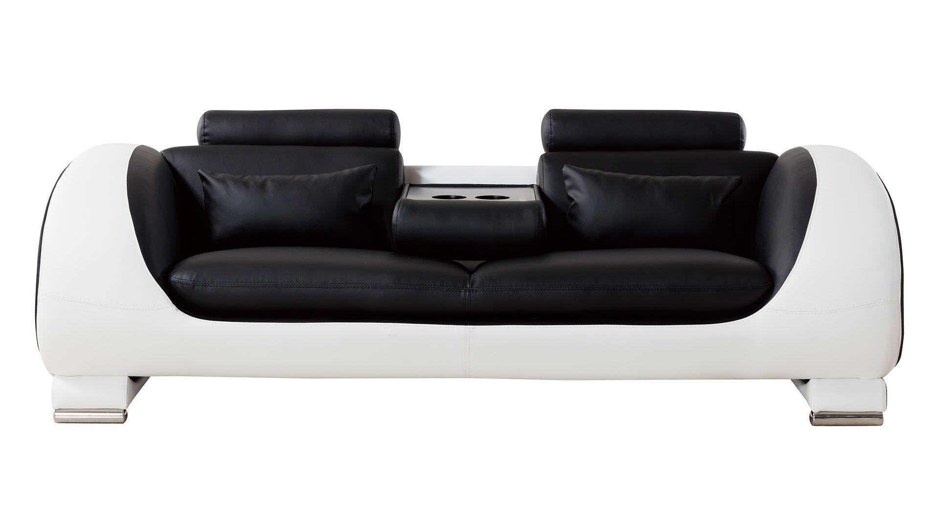

    
American Eagle Furniture AE-D802-BK-W Sofa Set White/Black AE-D802-BK-W-3PC
