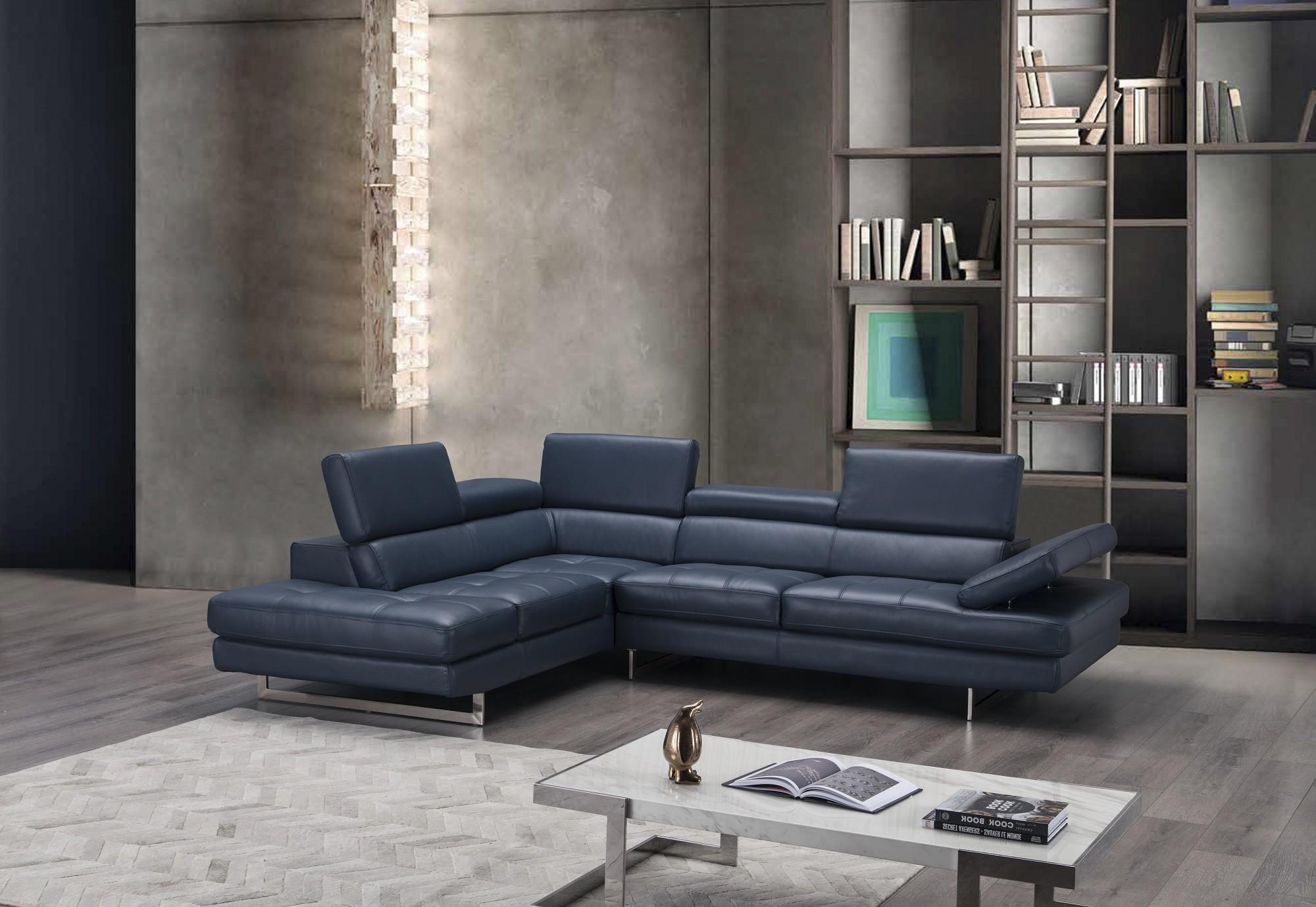 

                    
J&M Furniture A761 Sectional Sofa Blue Italian Leather Purchase 
