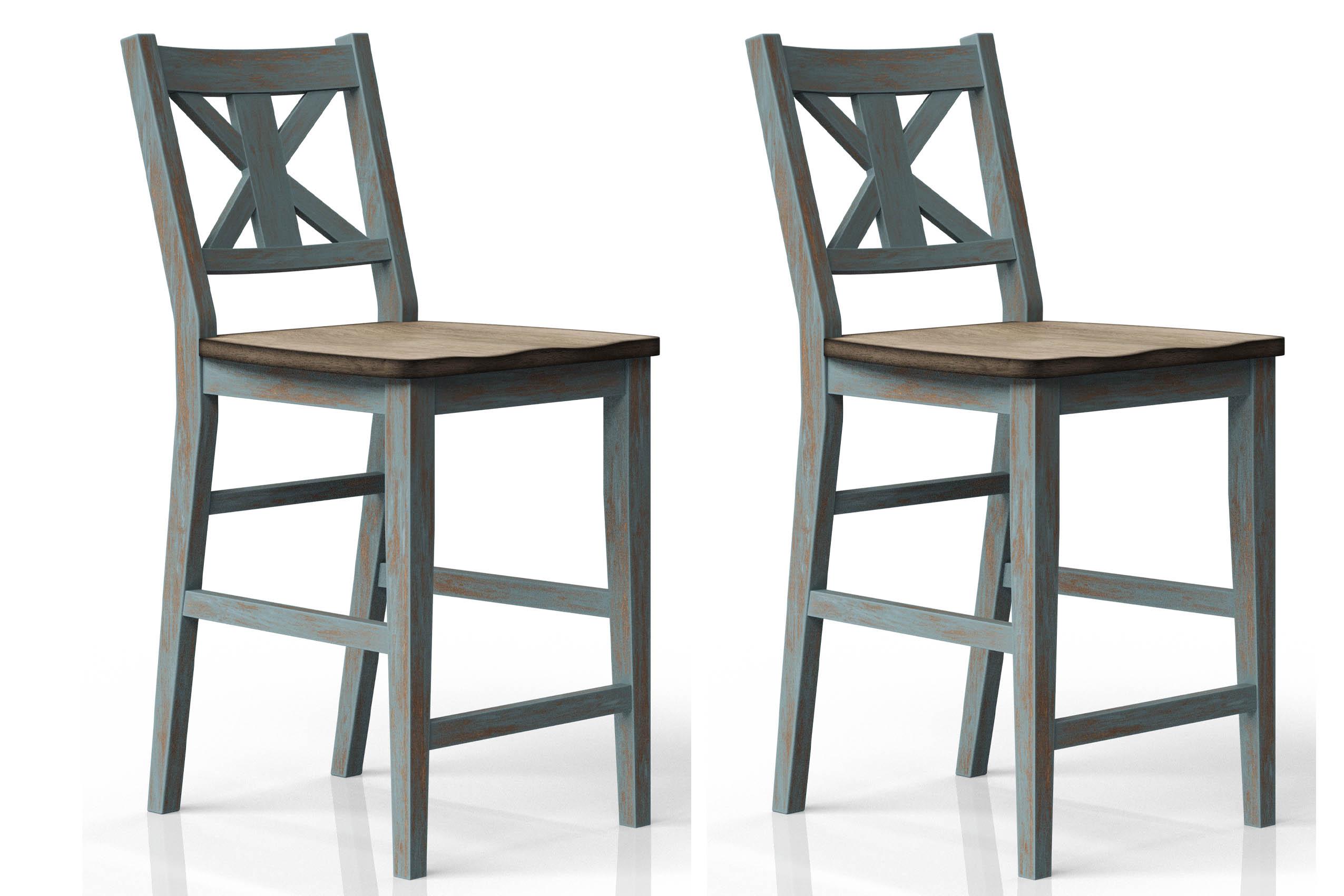 

        
Bernards Furniture SUMMERVILLE II 5800-530-Set-5 Counter Table Set Blue/Beige  708939580012
