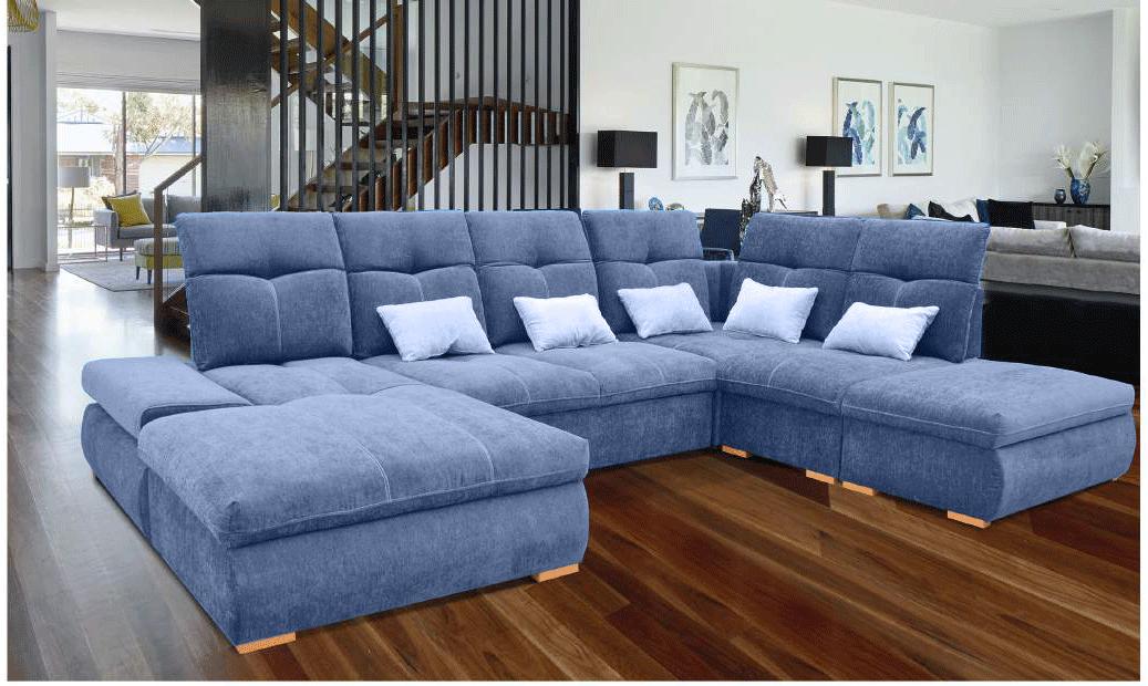 

    
ESF OPERASECTIONAL Sectional Sofa Bed Blue OPERASECTIONAL
