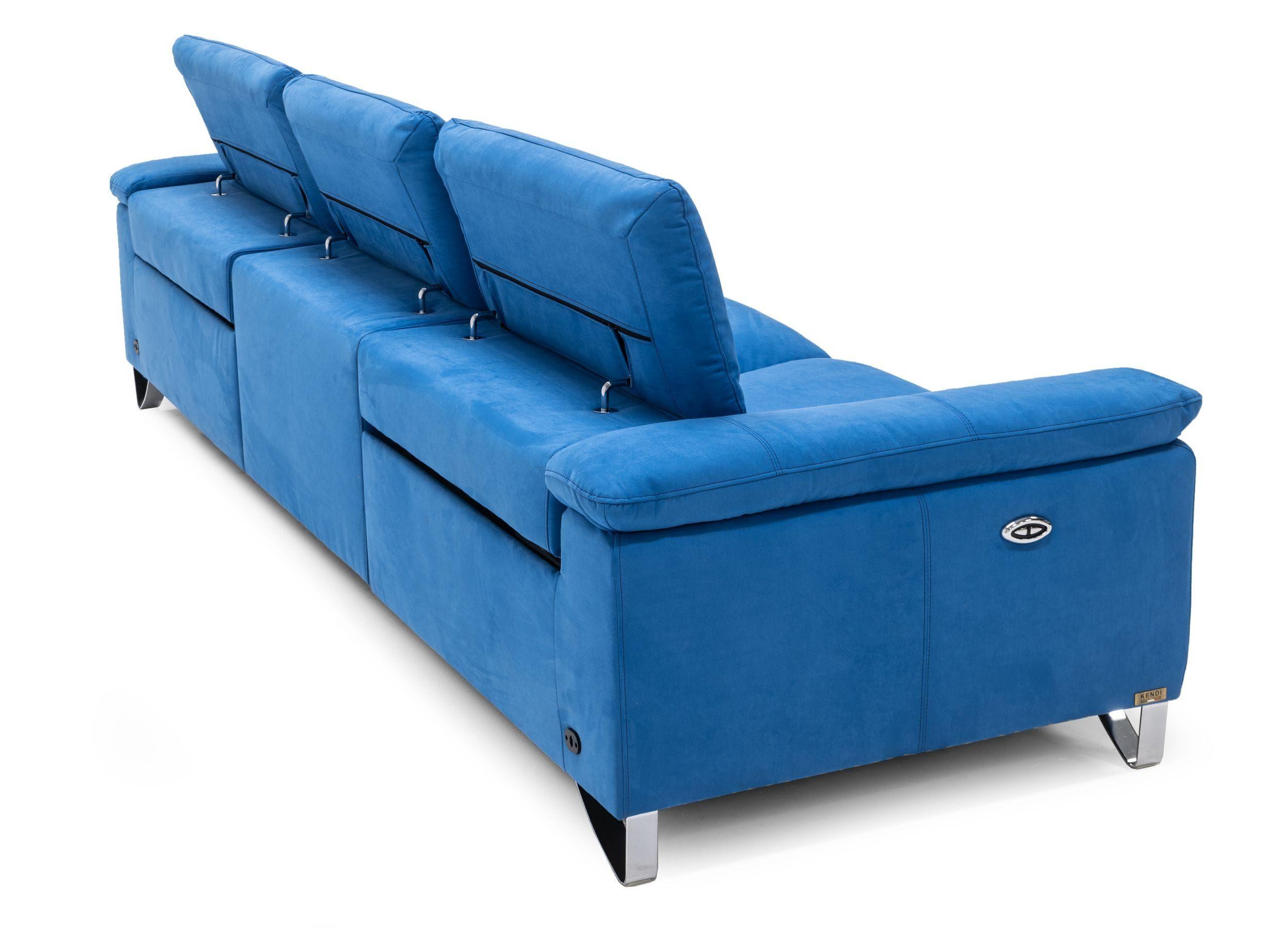 

                    
VIG Furniture VGKNE9104-E9-BLU-4-S Recliner Sofa Blue Fabric Purchase 
