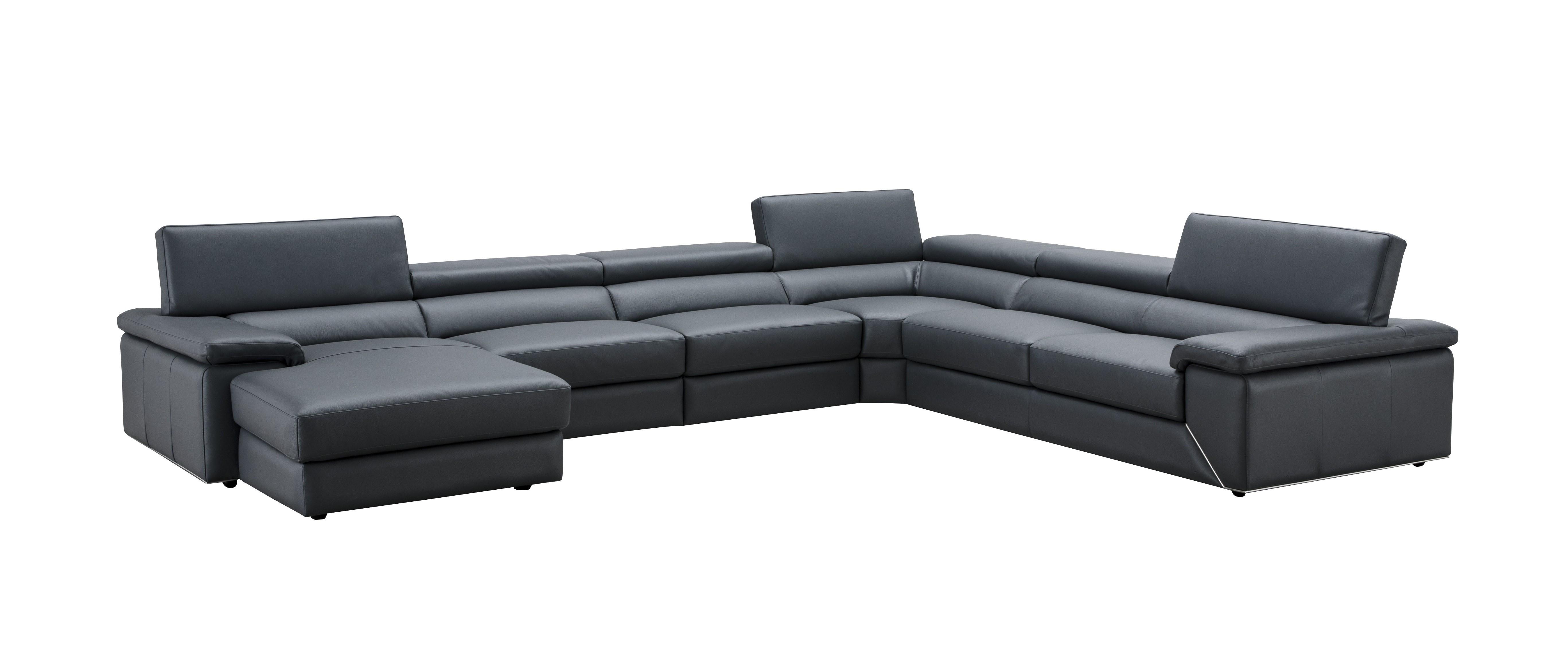 

    
Blue Grey Premium Leather LHC Sectional Sofa by J&M Furniture Kobe 182224
