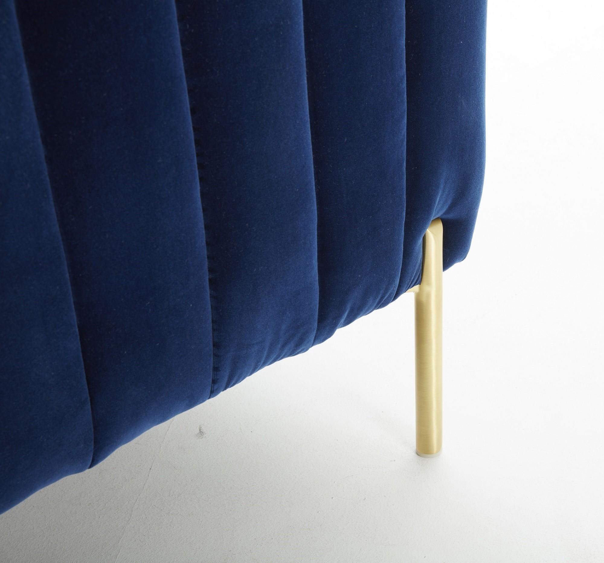 

    
17663-B-Set-2 Blue Velour Fabric & Gold Accents Sofa Set 2Pcs Contemporary J&M Deco
