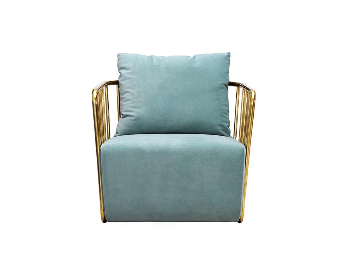 

                    
VIG Furniture Divani Casa Voss Accent Chair Blue/Gold Fabric Purchase 
