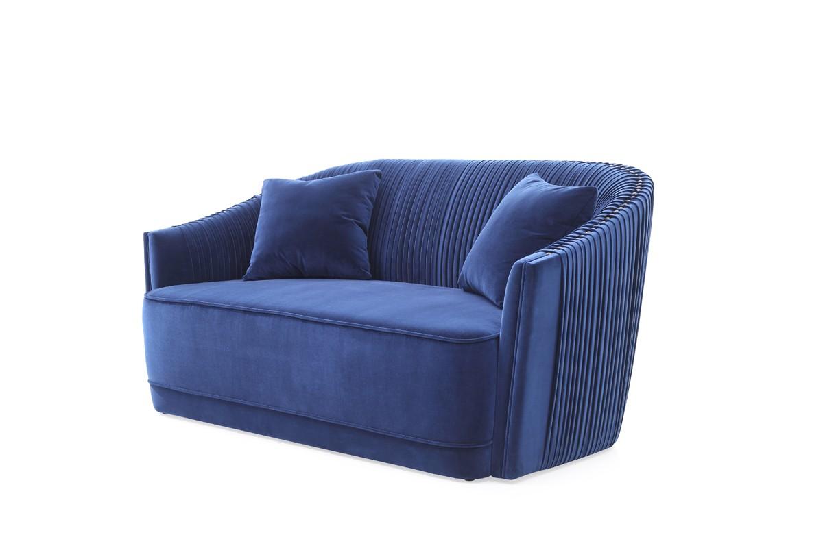 

    
Blue Velvet & Brass Sofa Set 3 Pcs VIG Divani Casa Palomar Modern Contemporary
